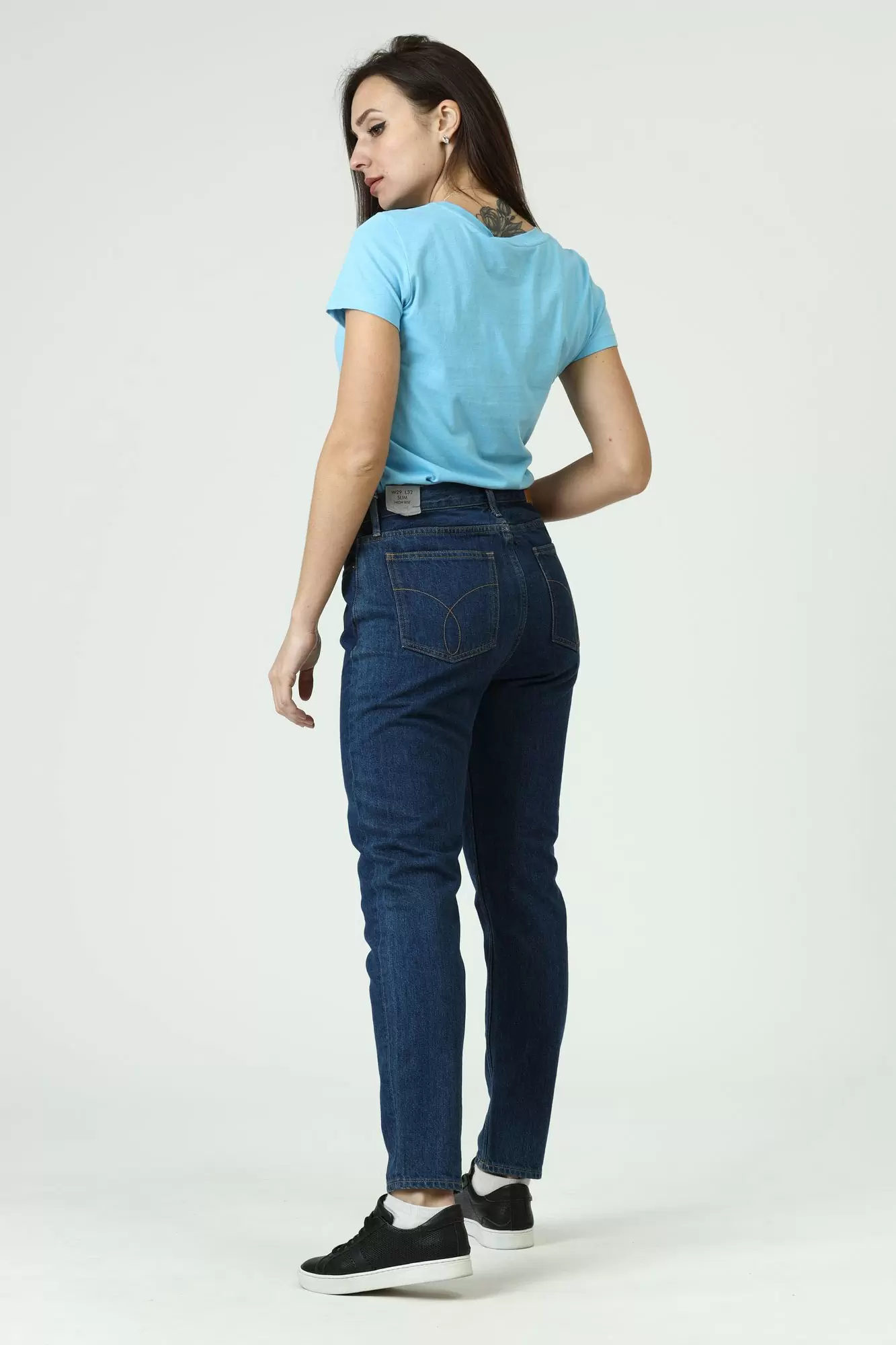 J20J206581 джинсы high rise slim calvin klein jeans 