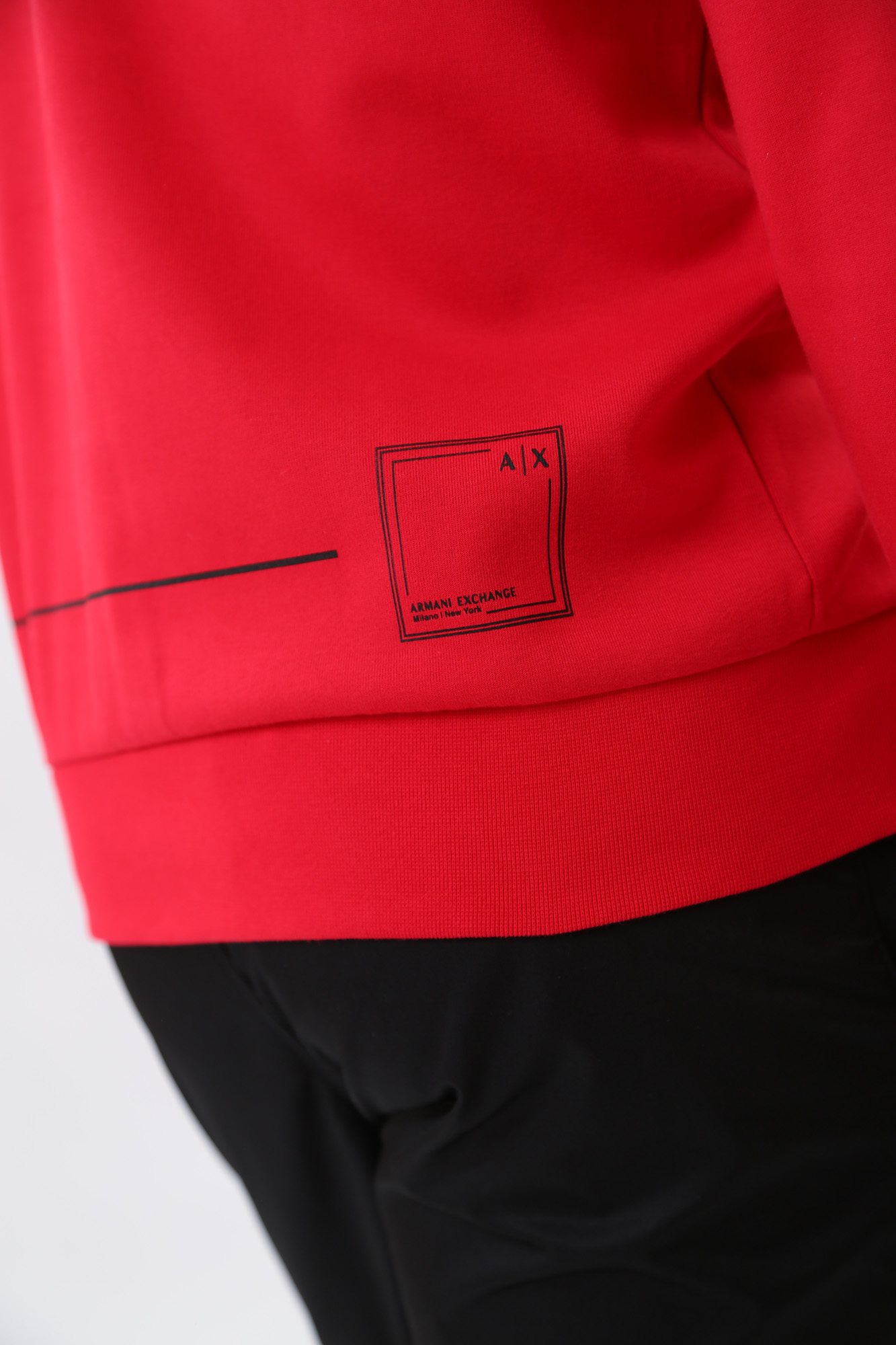3RZMBC_ZJCAZ Свитшот Armani Exchange Красный