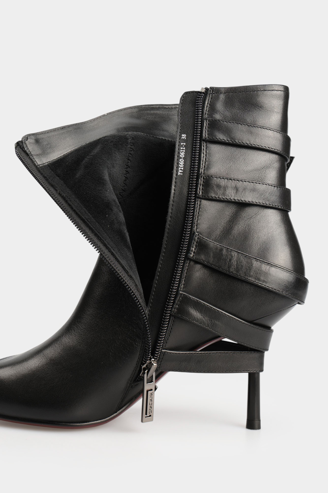 TY1660-0611 Ботильоны Graciana Черный