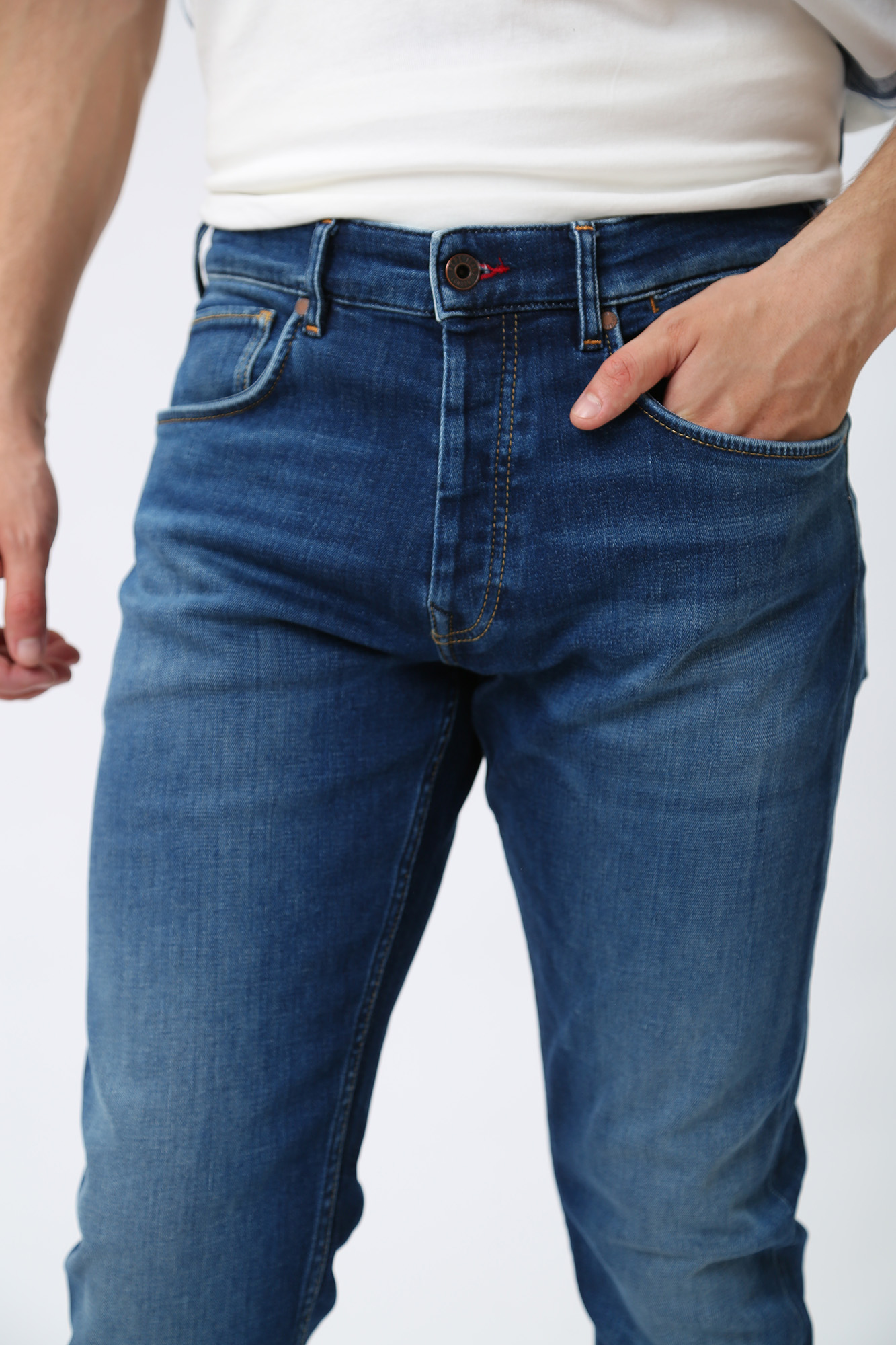 PM205832DI0 Брюки джинсовые Pepe Jeans Синий