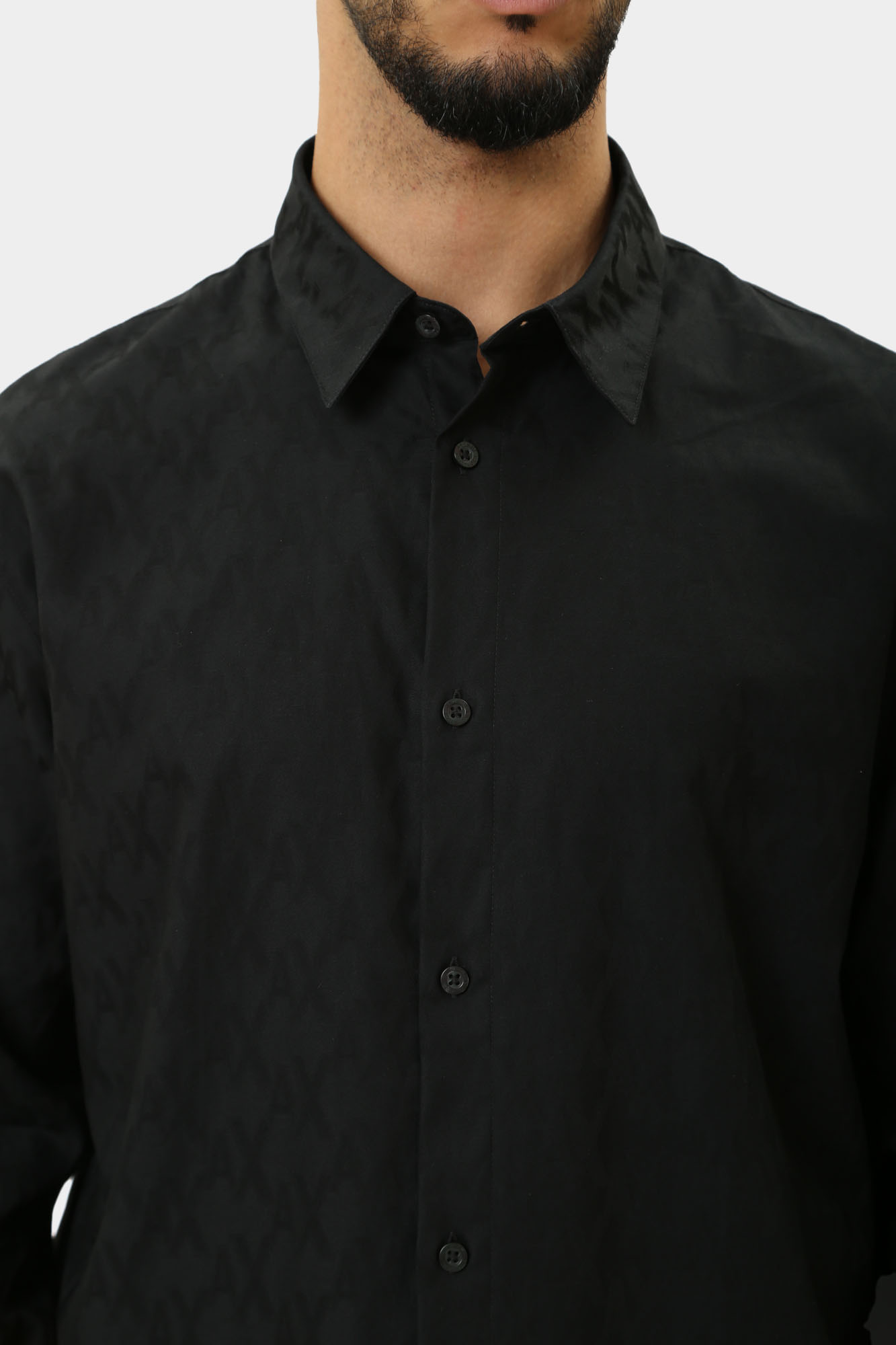 6DZCL1_ZN5XZ_1200 Рубашка с длинным рукавом Armani Exchange Черный