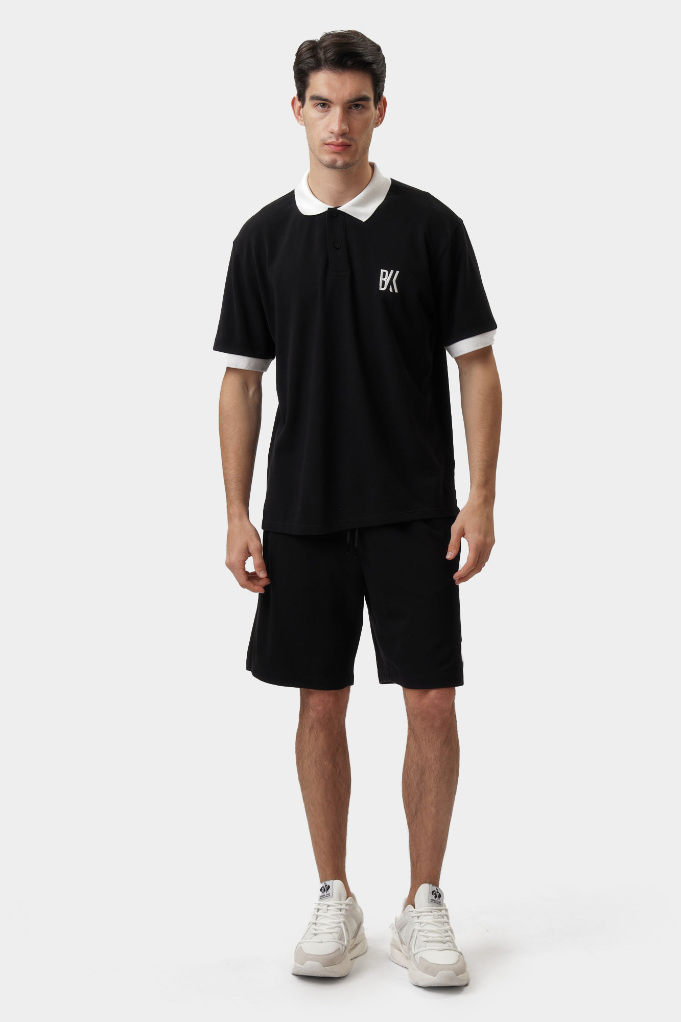 BMF0943 Шорты трикотажные Bikkembergs Черный