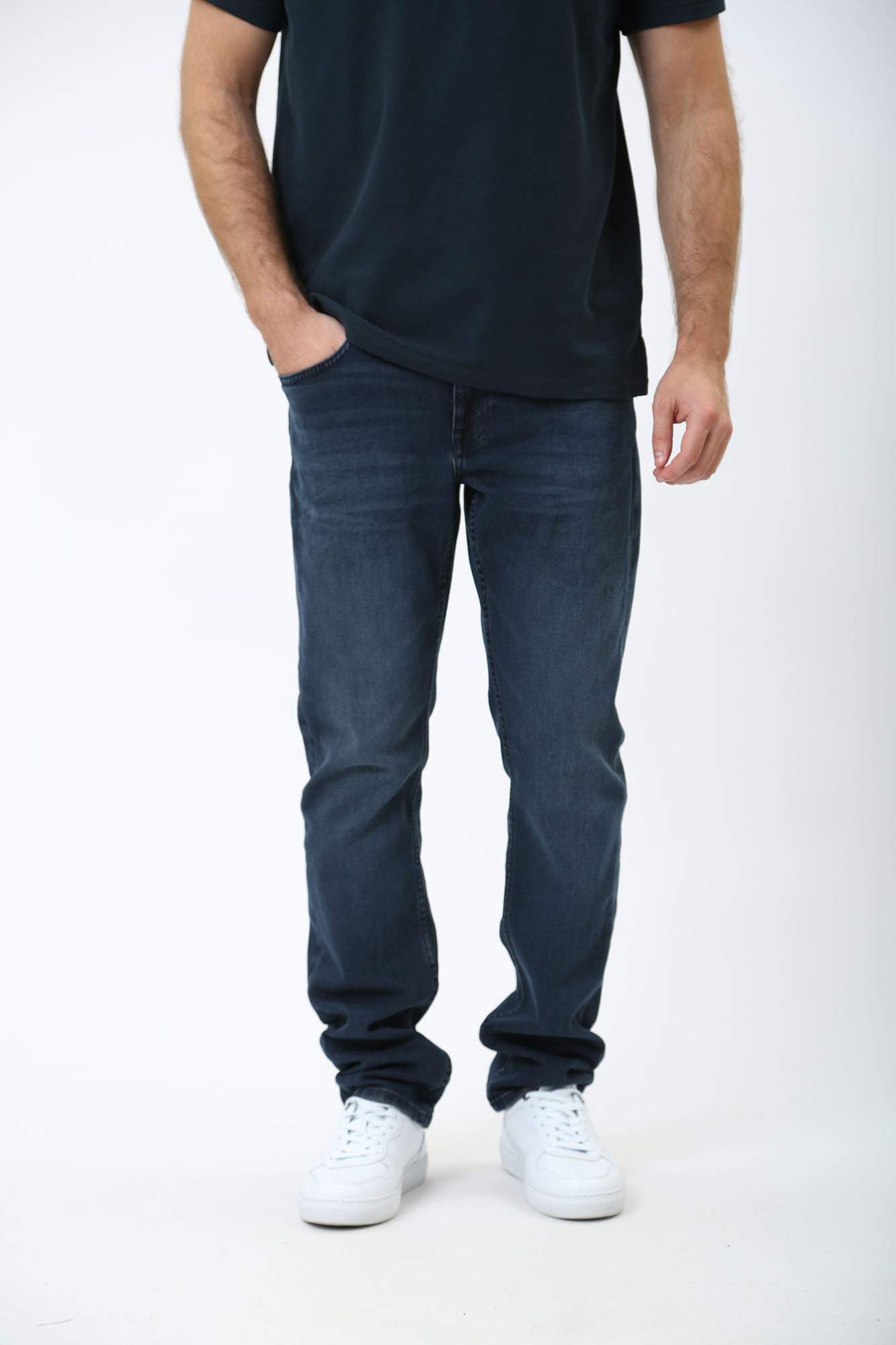 1014593-5000 Брюки джинсовые Mustang Синий