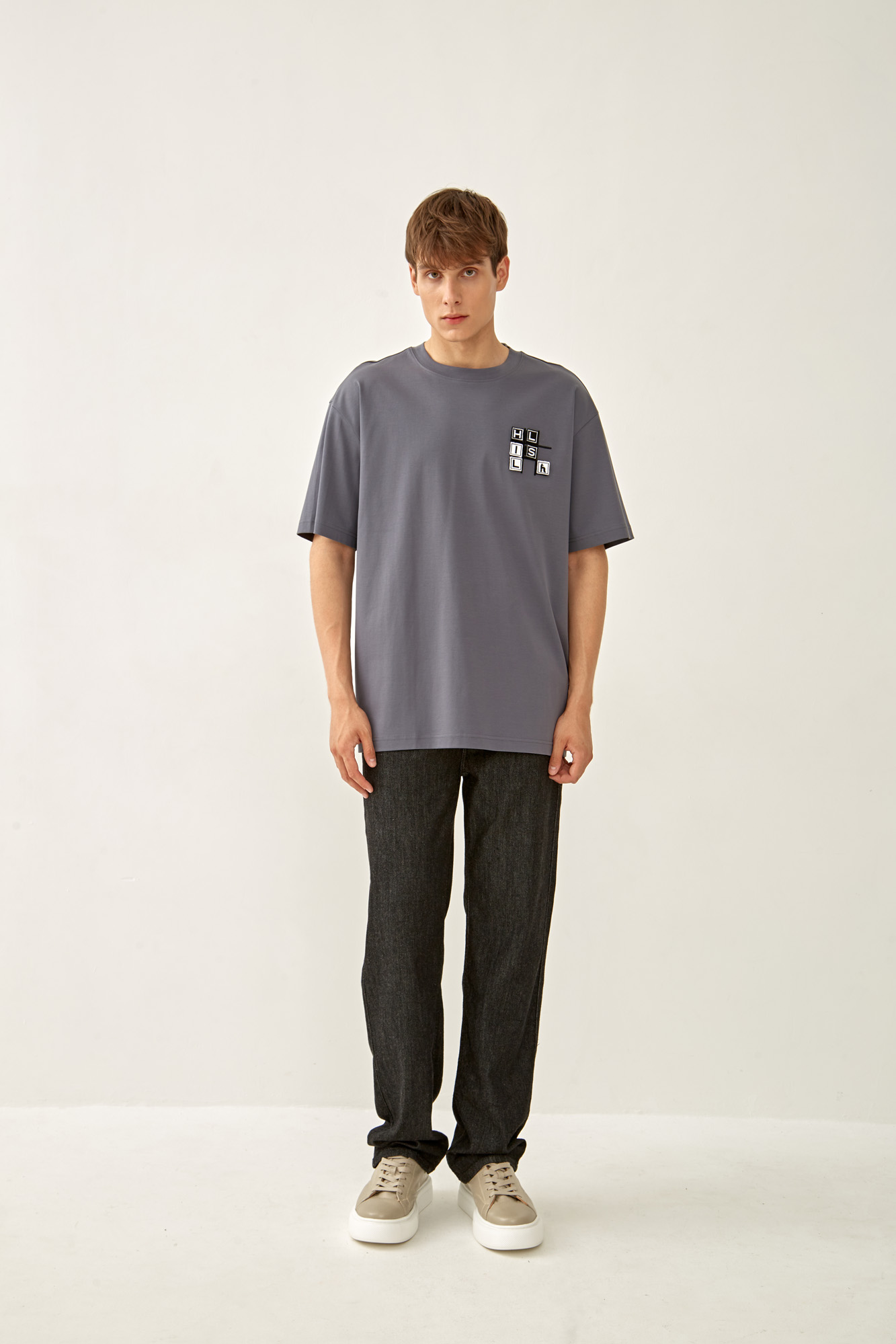 M-242-KB-30318 Футболка The Hills Серый