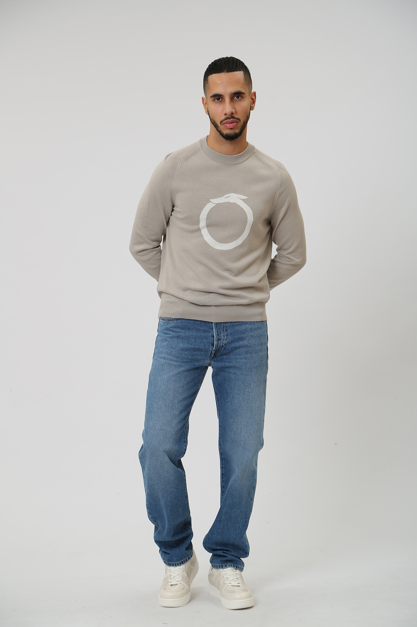 52M00677-0F000793 Джемпер Trussardi Серый