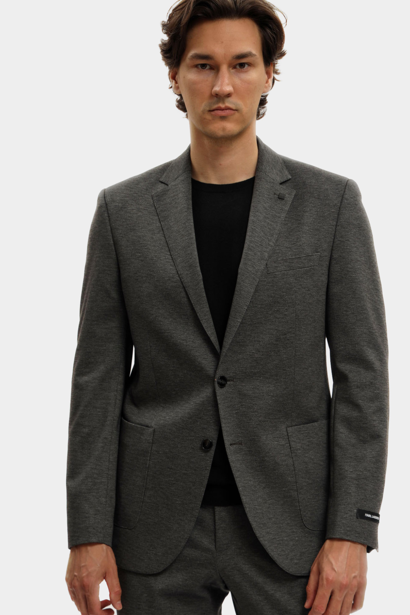 553021_155280 Пиджак Karl Lagerfeld Серый