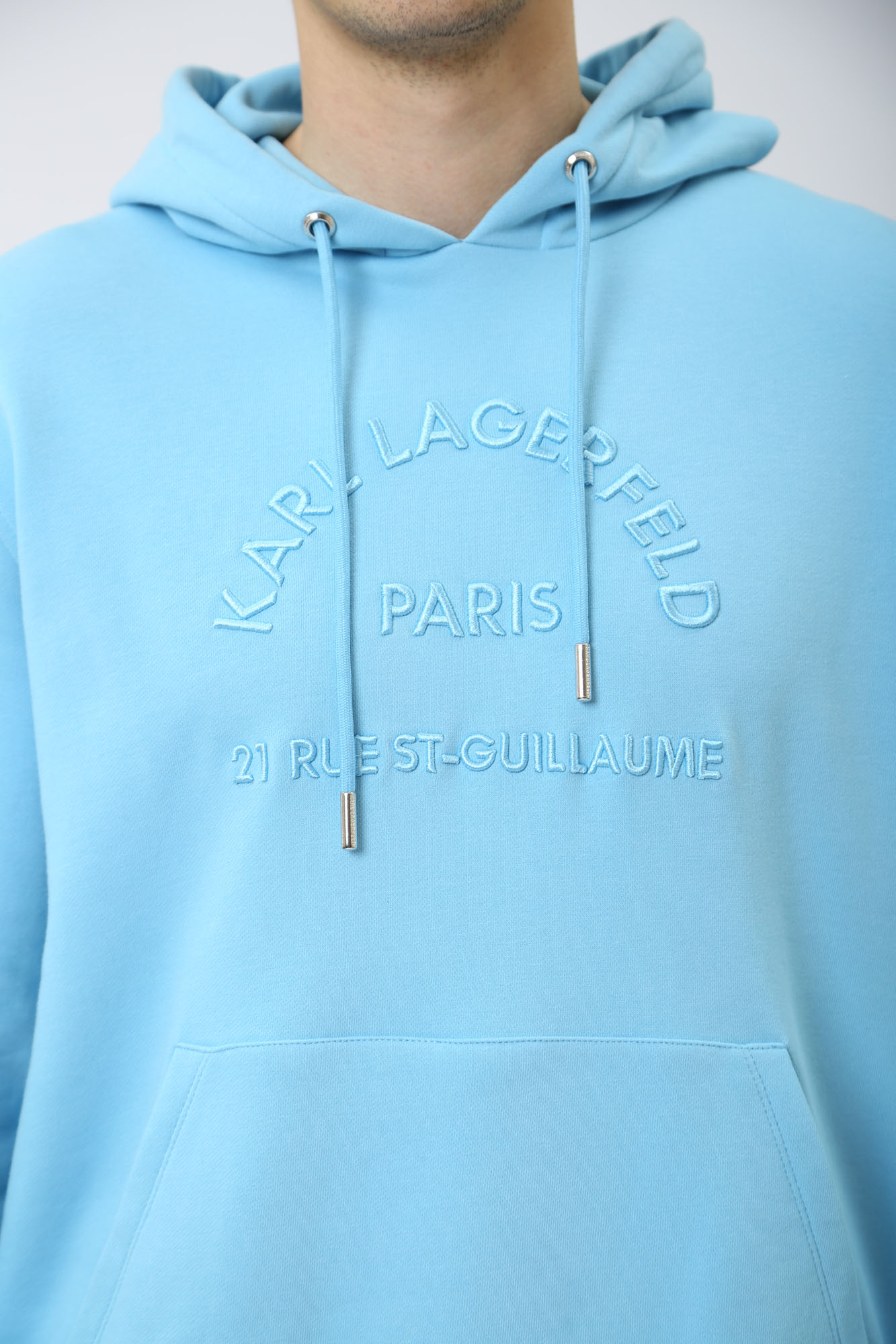 542900_705036 Худи Karl Lagerfeld Голубой