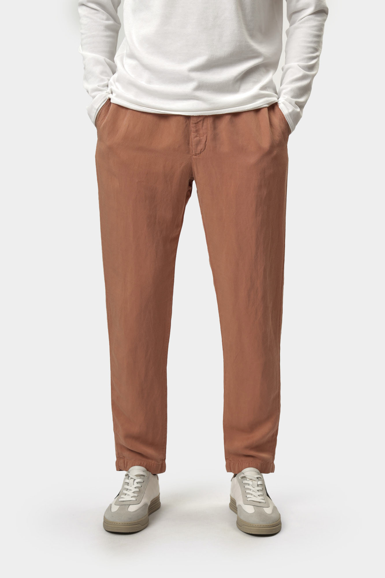 30046803_10015385 Брюки льняные Strellson Бежевый