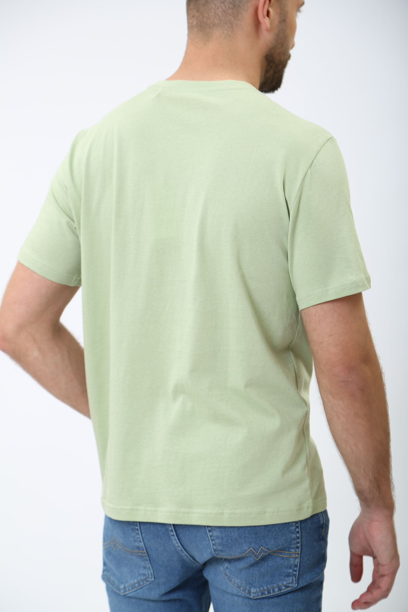 1014927 Футболка Mustang Зеленый