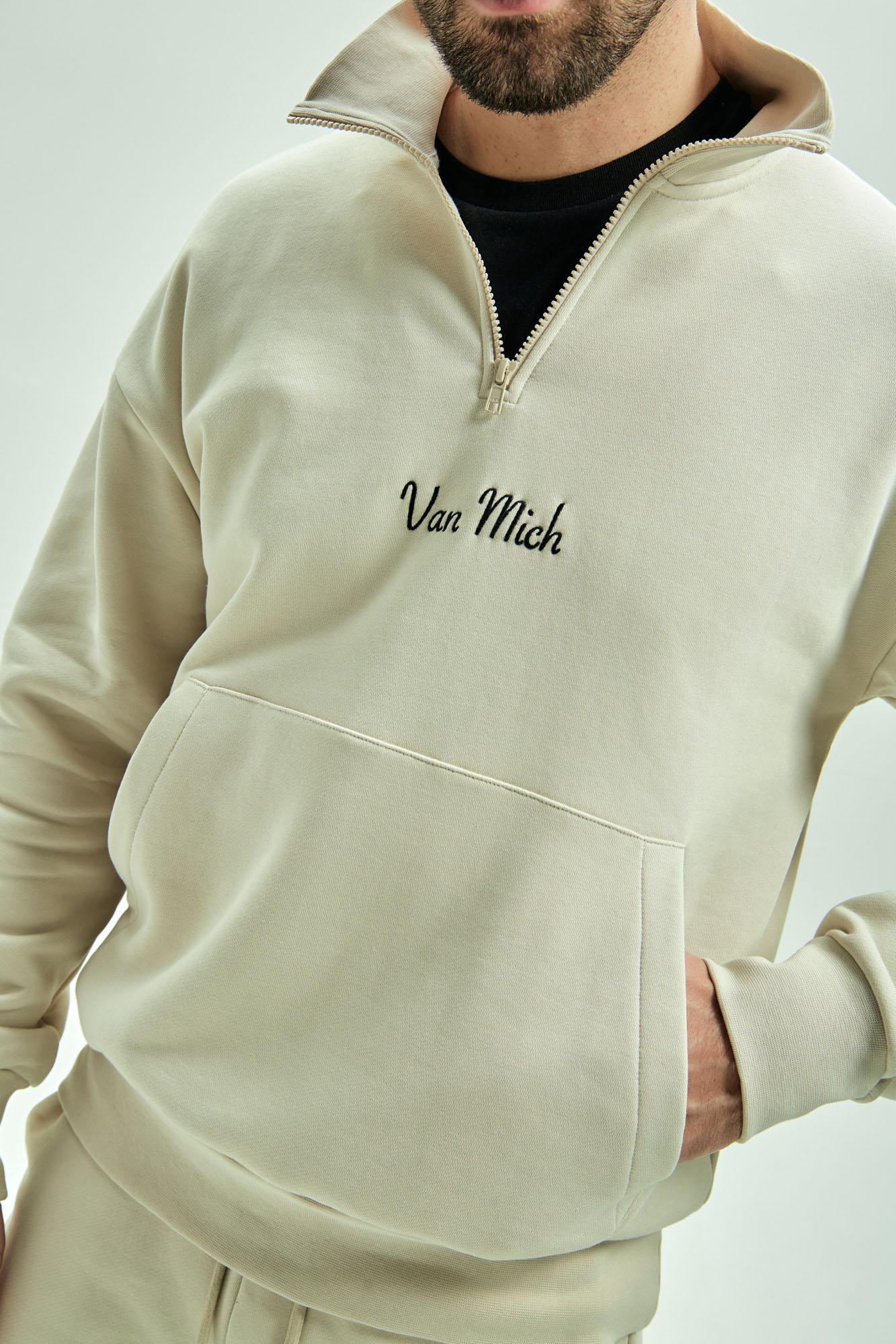 VM-ERK-20-048 Свитшот Van Mich Бежевый