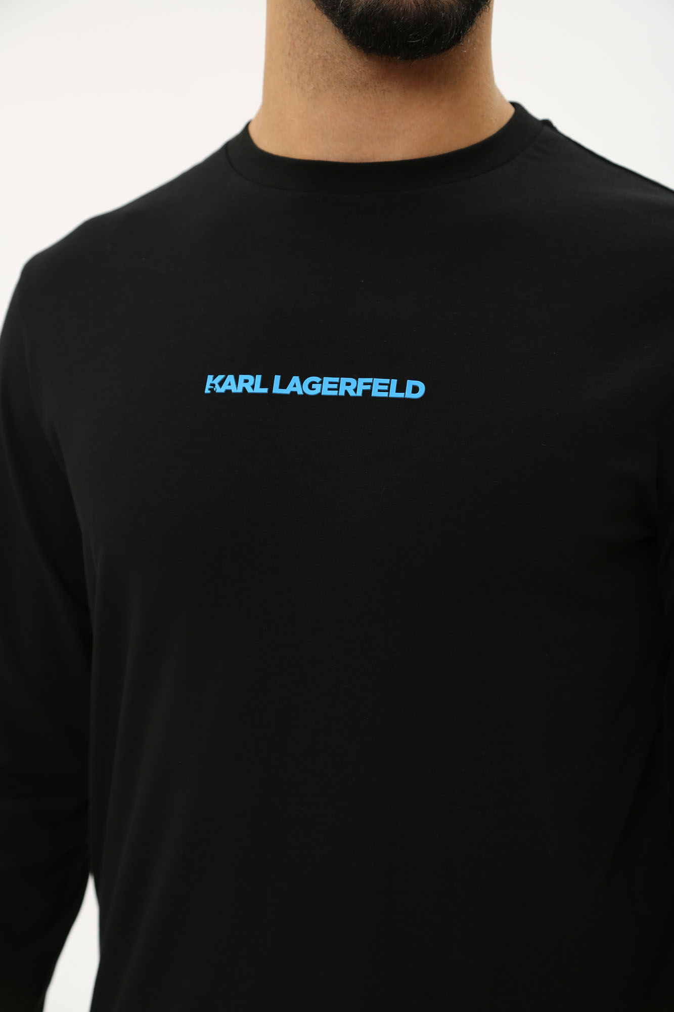 543221_75540 Лонгслив Karl Lagerfeld Черный