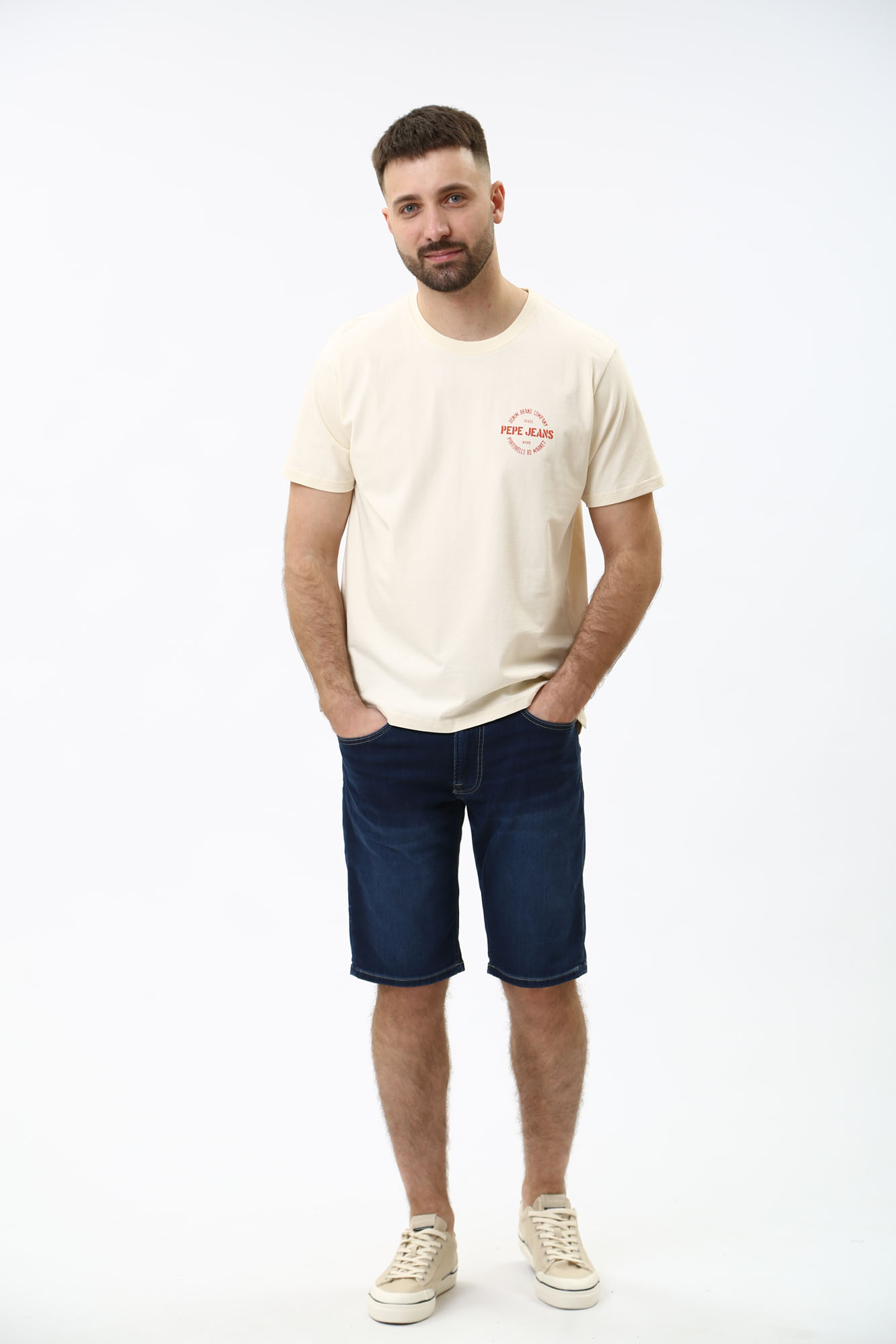 PM509210 Футболка Pepe Jeans Молочный