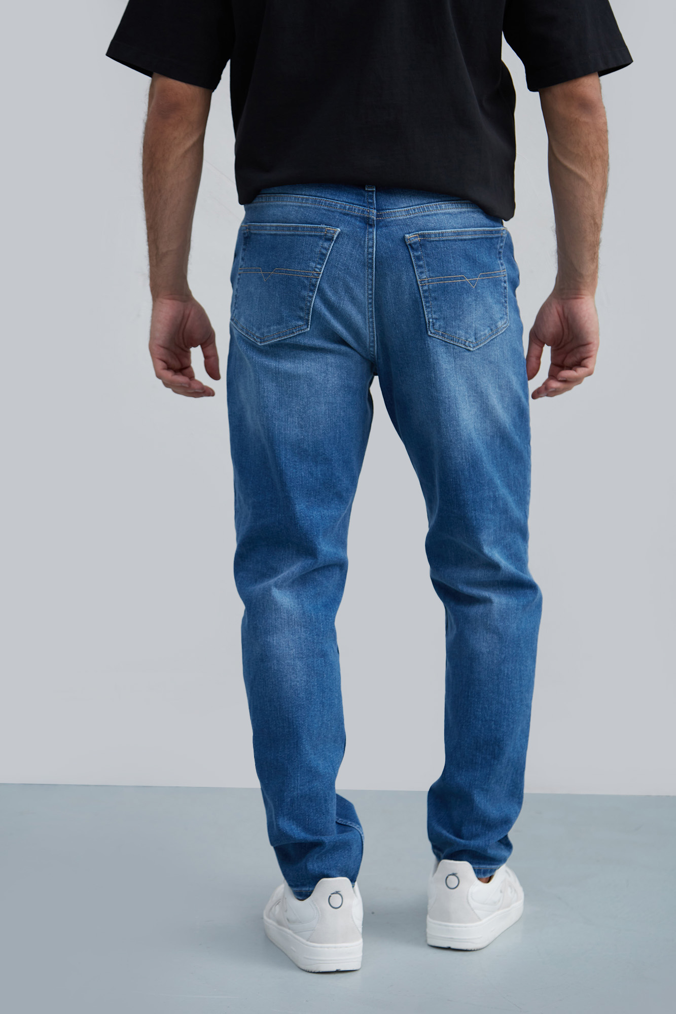 VM-231-33-014 Джинсы Regular Taper  Van Mich Синий