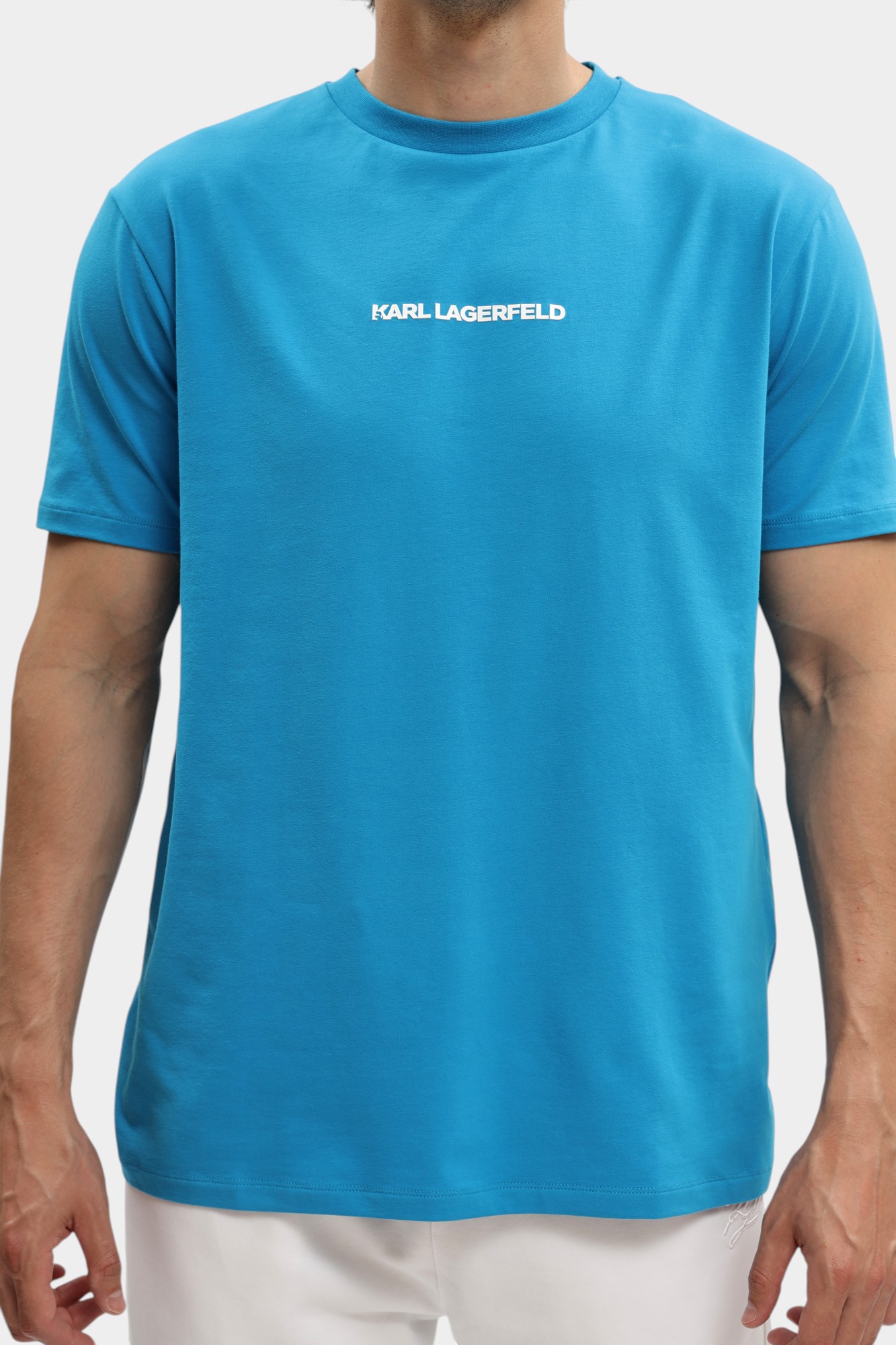 543221_755402 Футболка Karl Lagerfeld Голубой