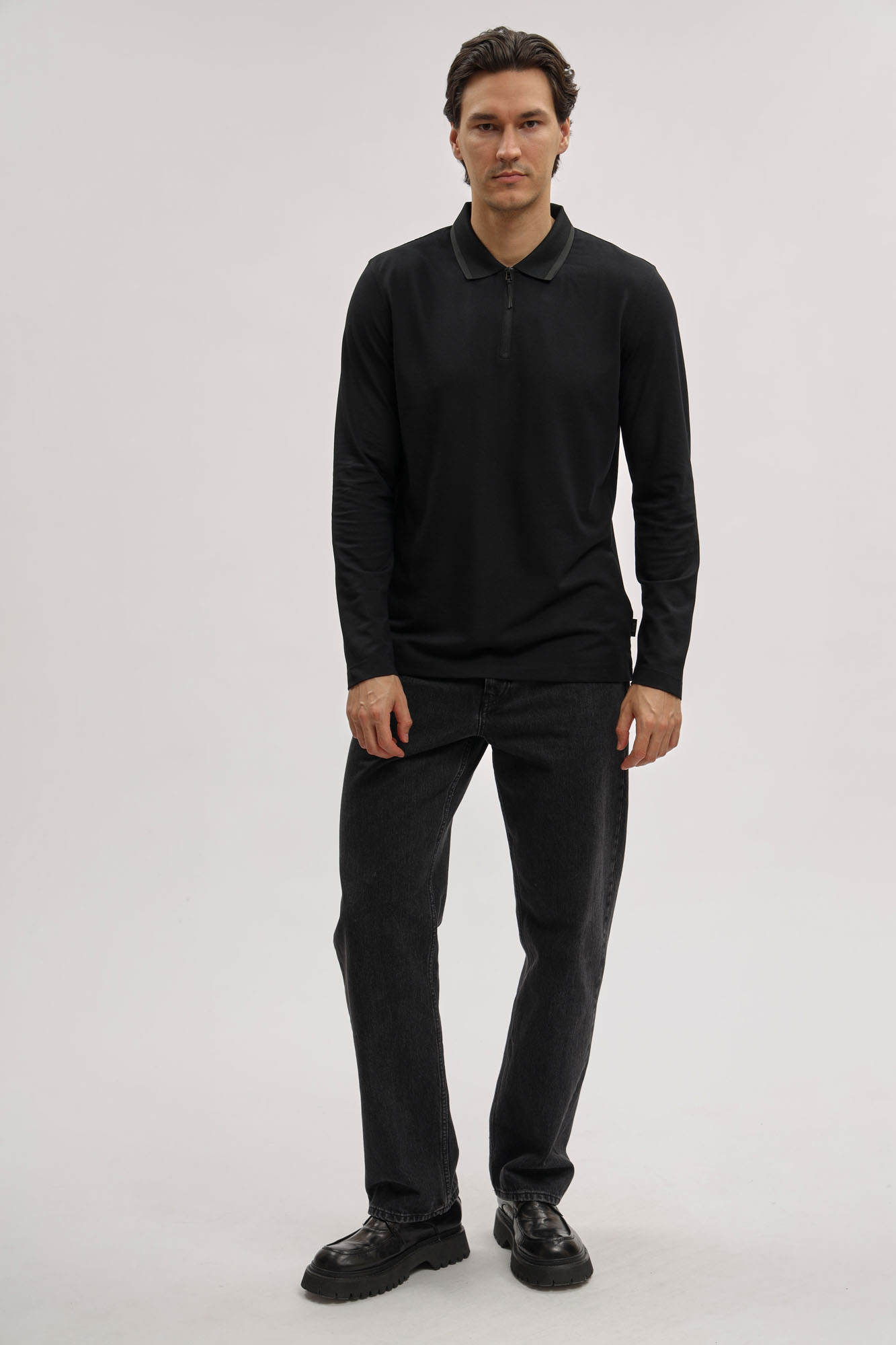 30048071_10015604 Поло Strellson Черный