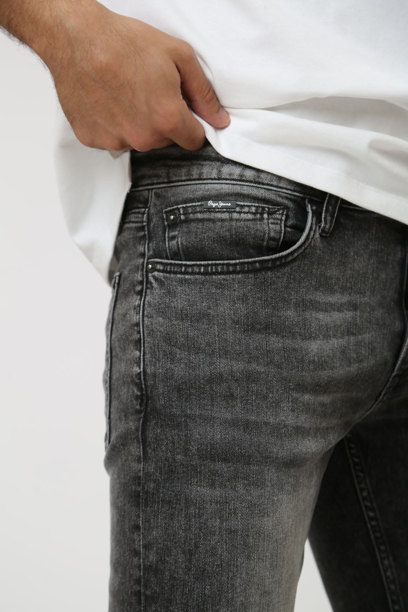 PM207396 Джинсы TAPERED JEANS ACID  Pepe Jeans Серый