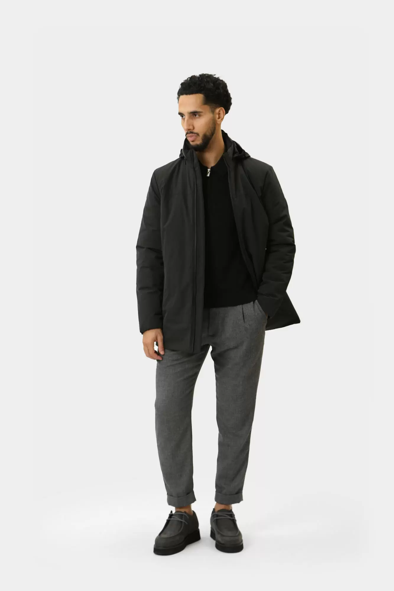 M4620KT3069F Куртка удлиненная Geox Черный