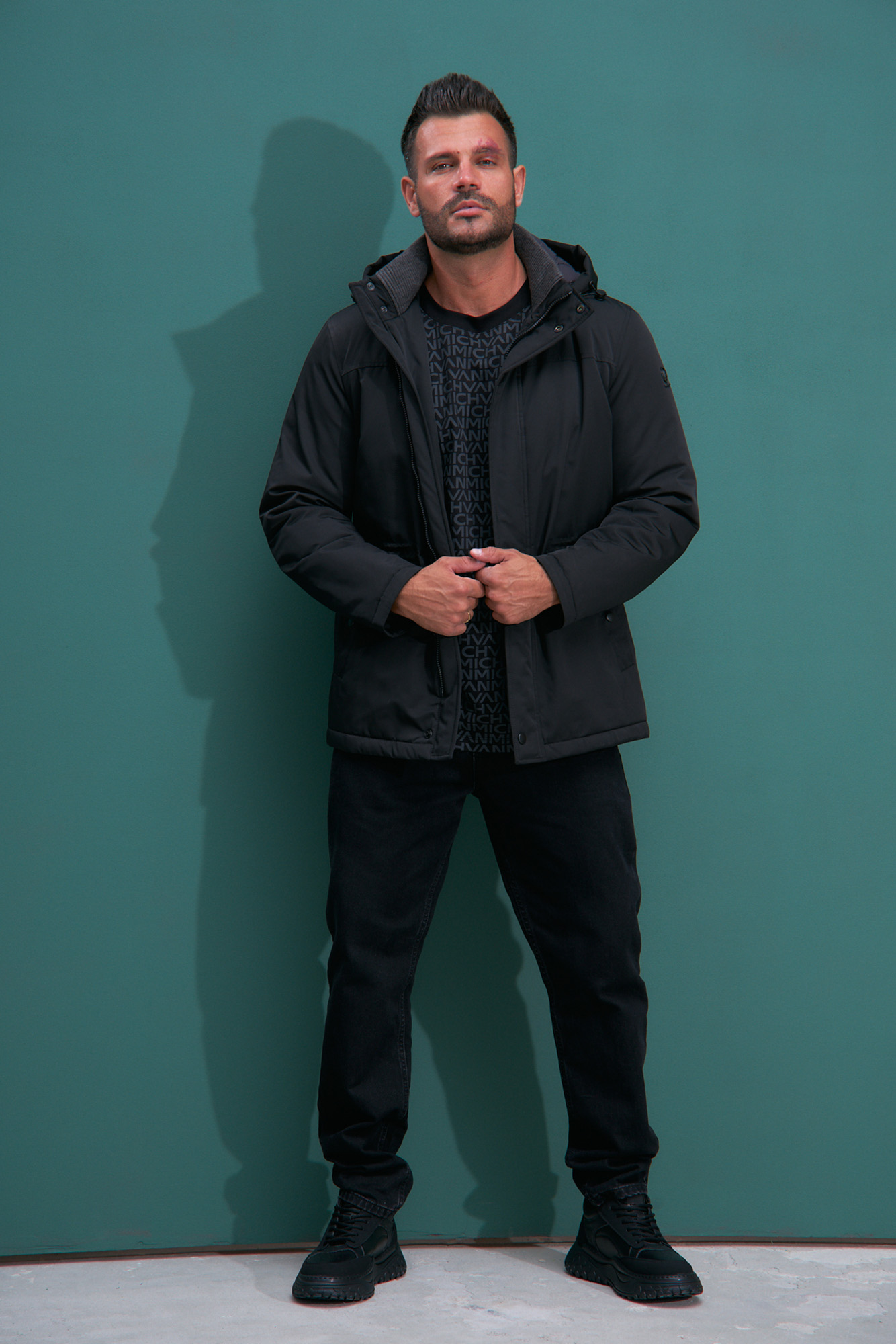 VM-232-52-008 Куртка Van Mich Черный