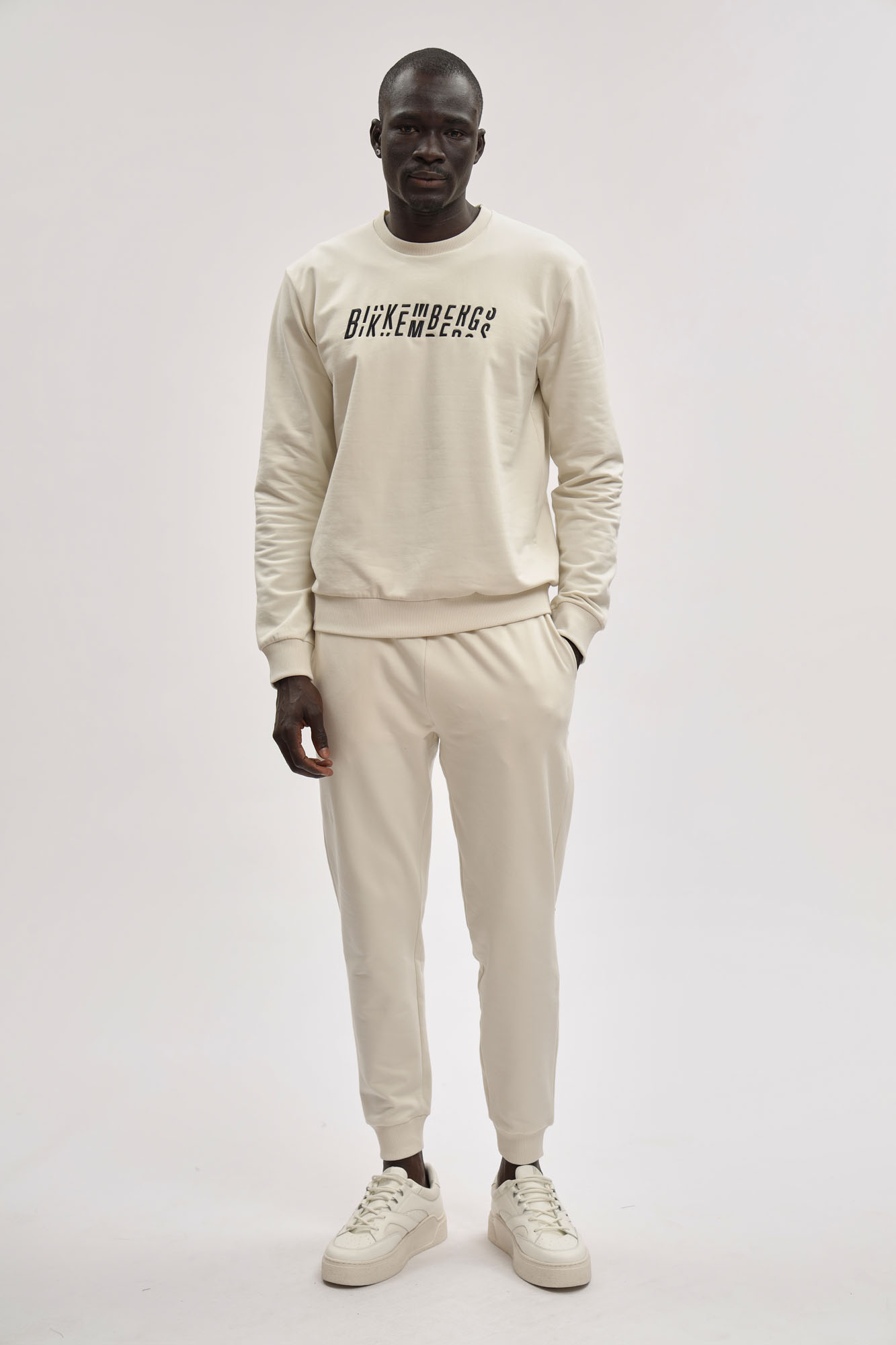 BMF1117 Свитшот Bikkembergs Бежевый