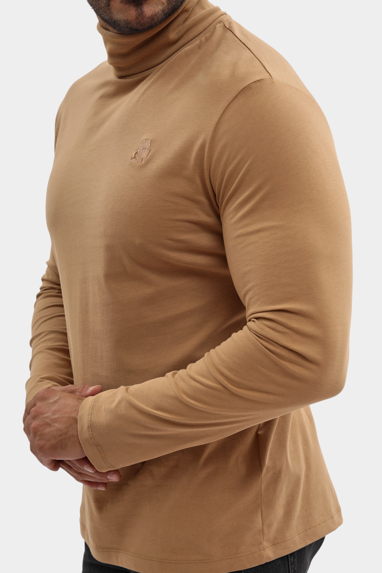 554226_755023 Лонгслив Karl Lagerfeld Коричневый