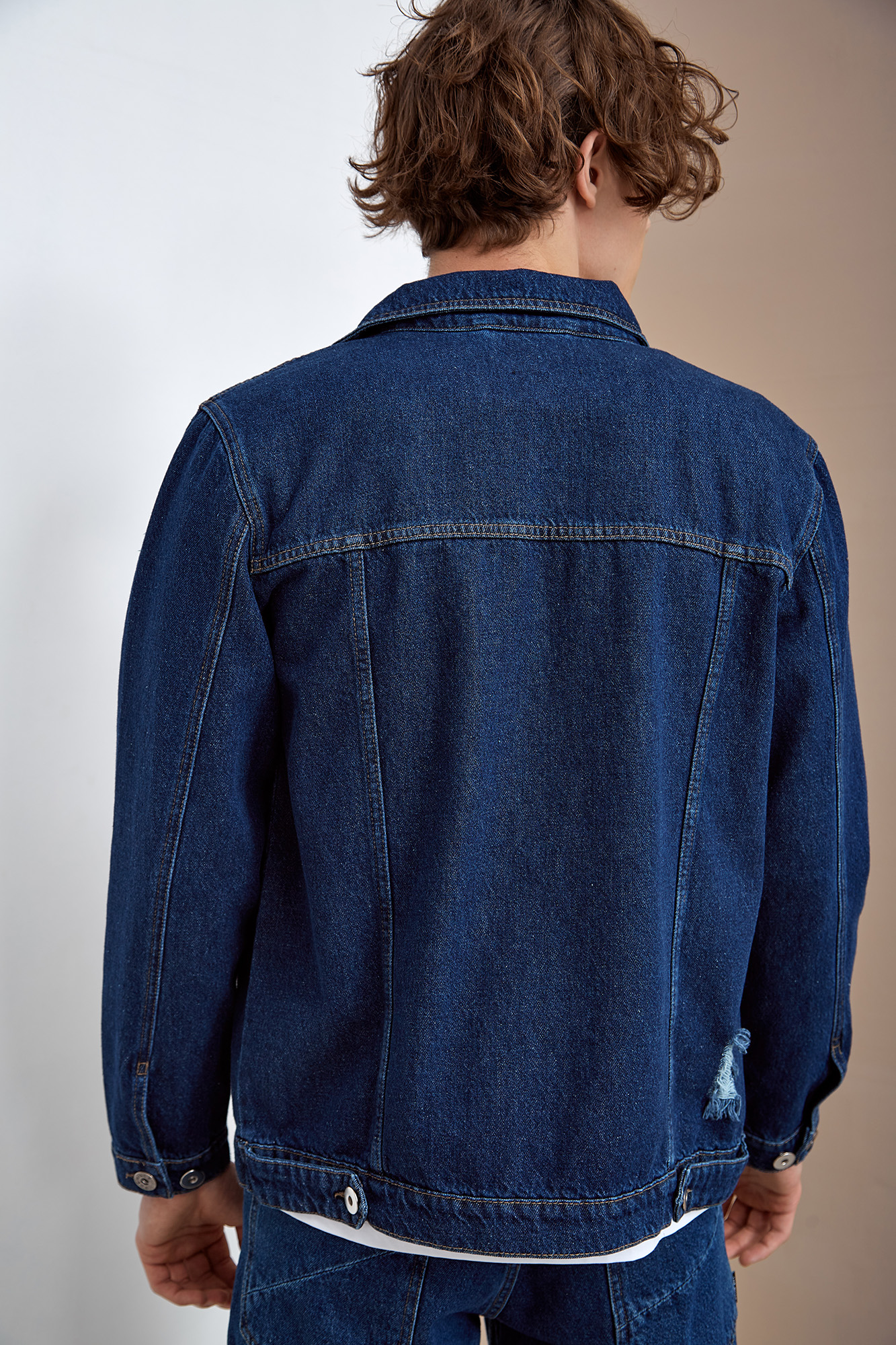 M-222-UR-56-3474-410 Куртка джинсовая The Hills Синий