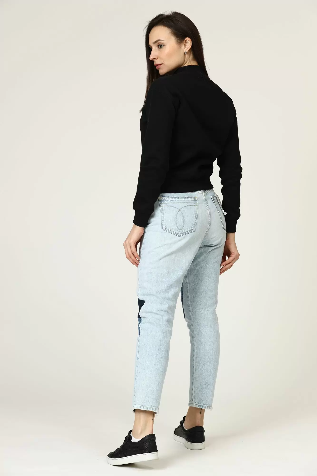 J20J211385_ джинсы high rise slim crop calvin klein jeans 