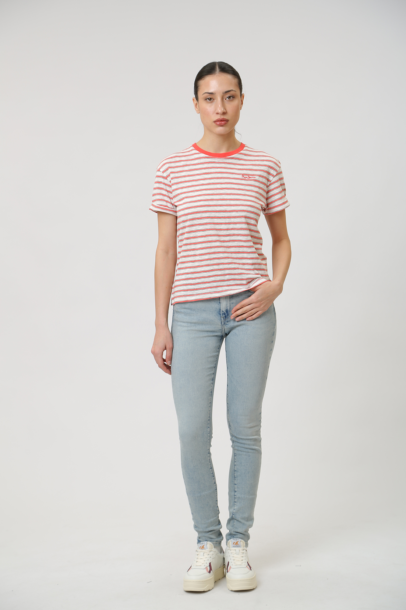 PL204584MI8 джинсы skinny jeans hw  pepe jeans 