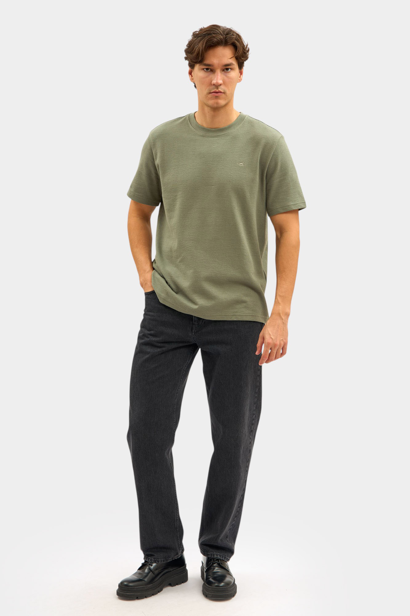 1016872 Футболка Mustang Зеленый