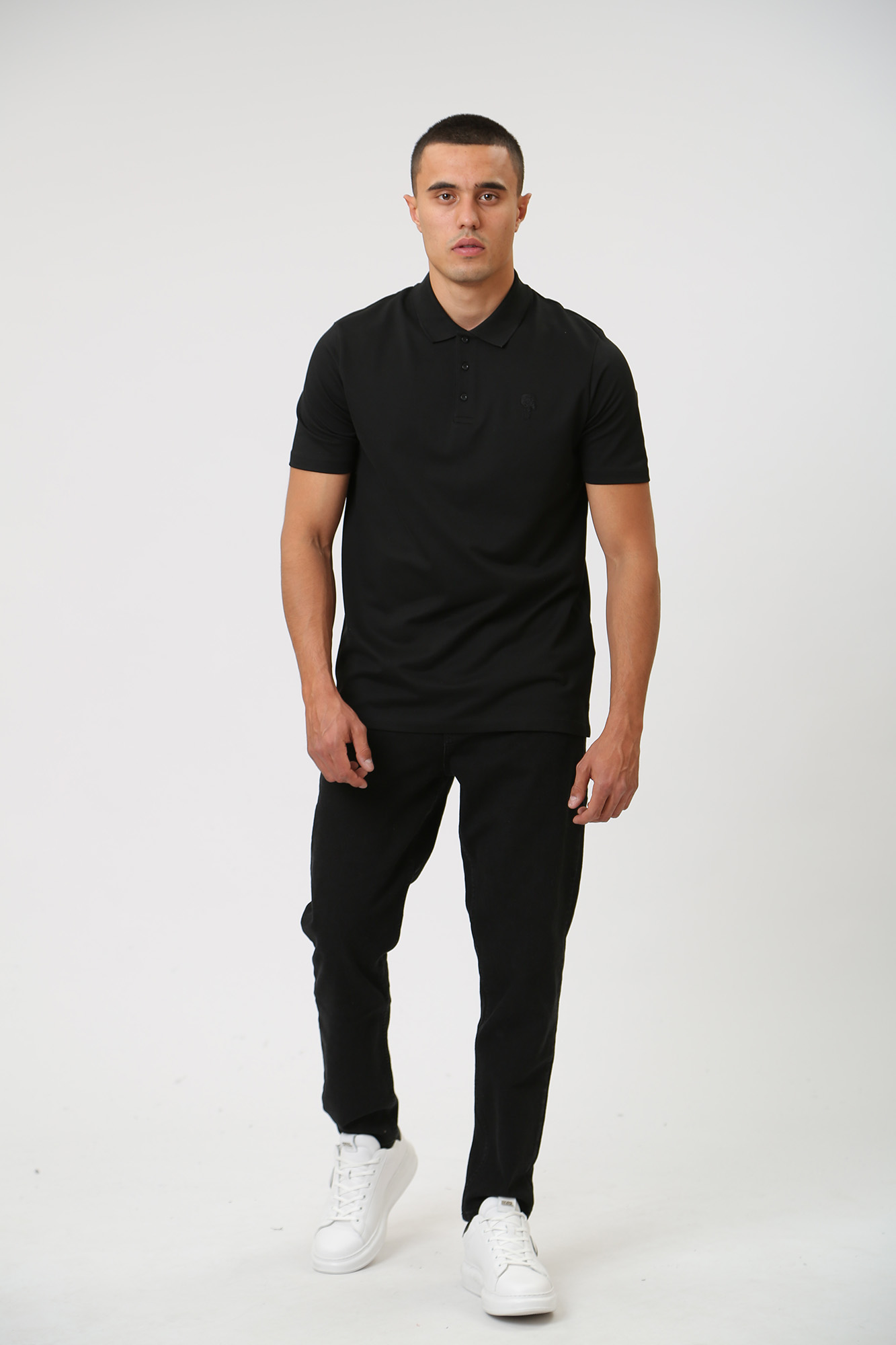 534232_745028 Поло Karl Lagerfeld Черный