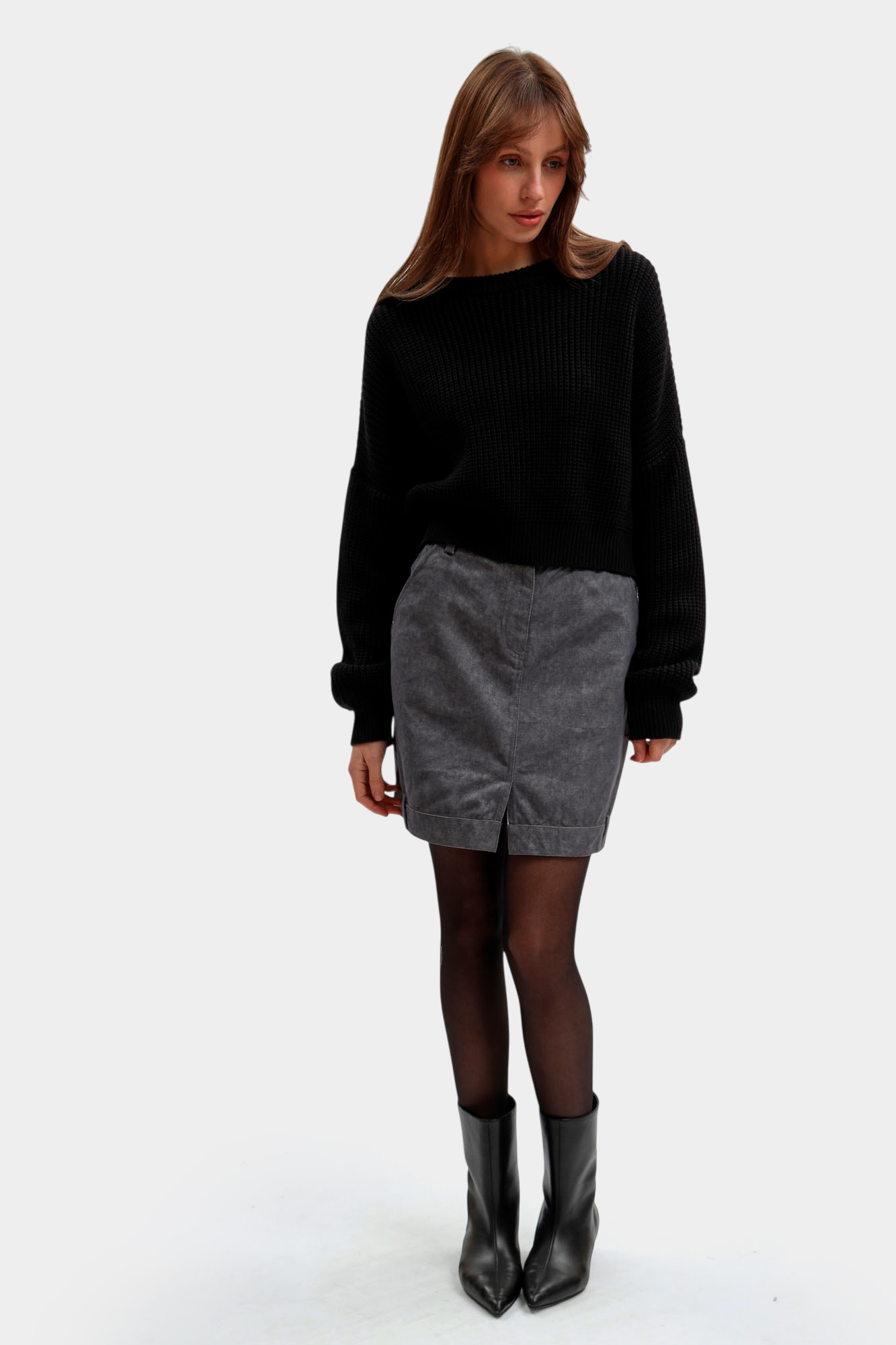 W-261-TH-56-1104 юбка джинсовая the hills 