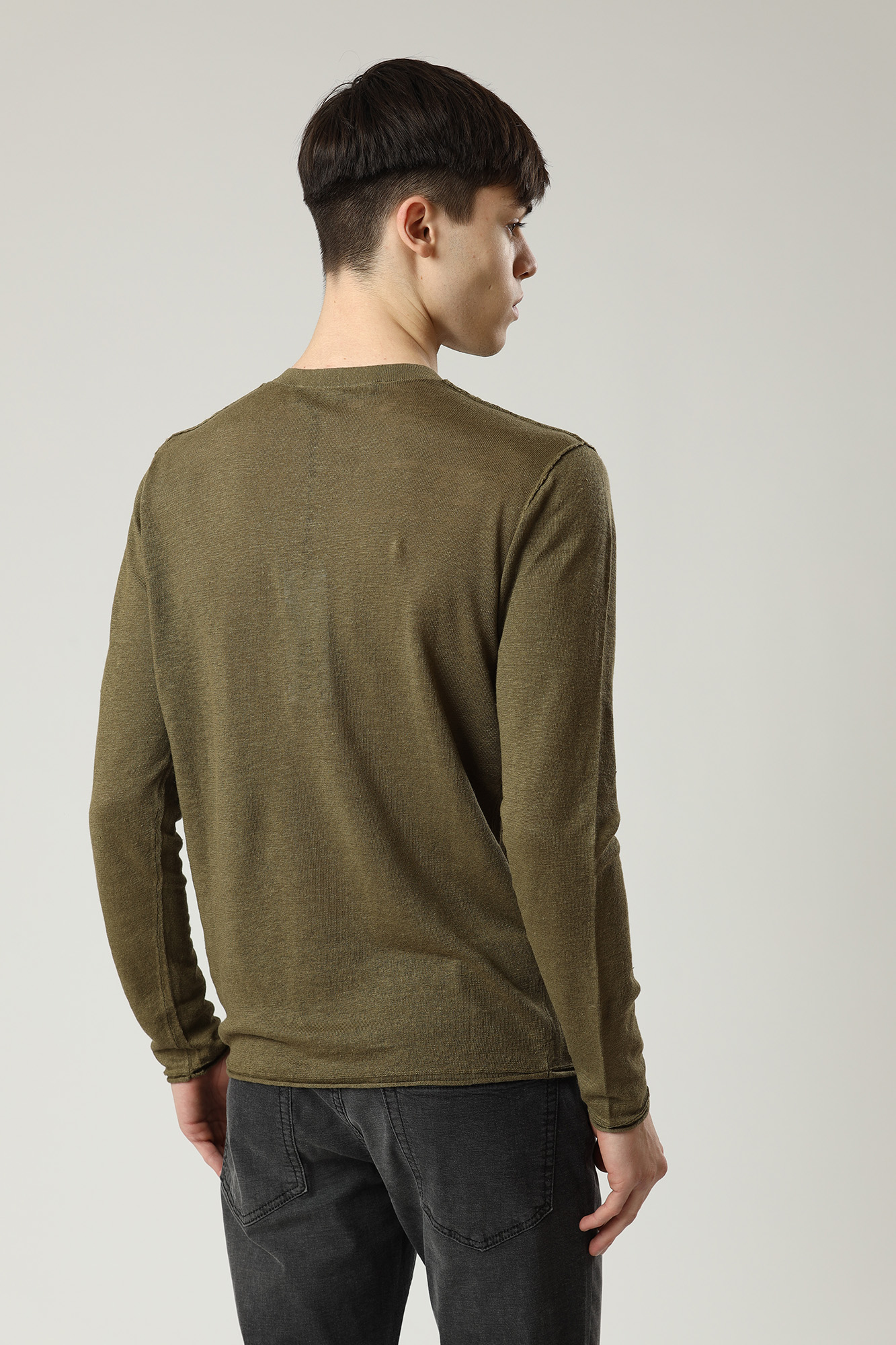 521305_655045 Футболка лонгслив Karl Lagerfeld Хаки