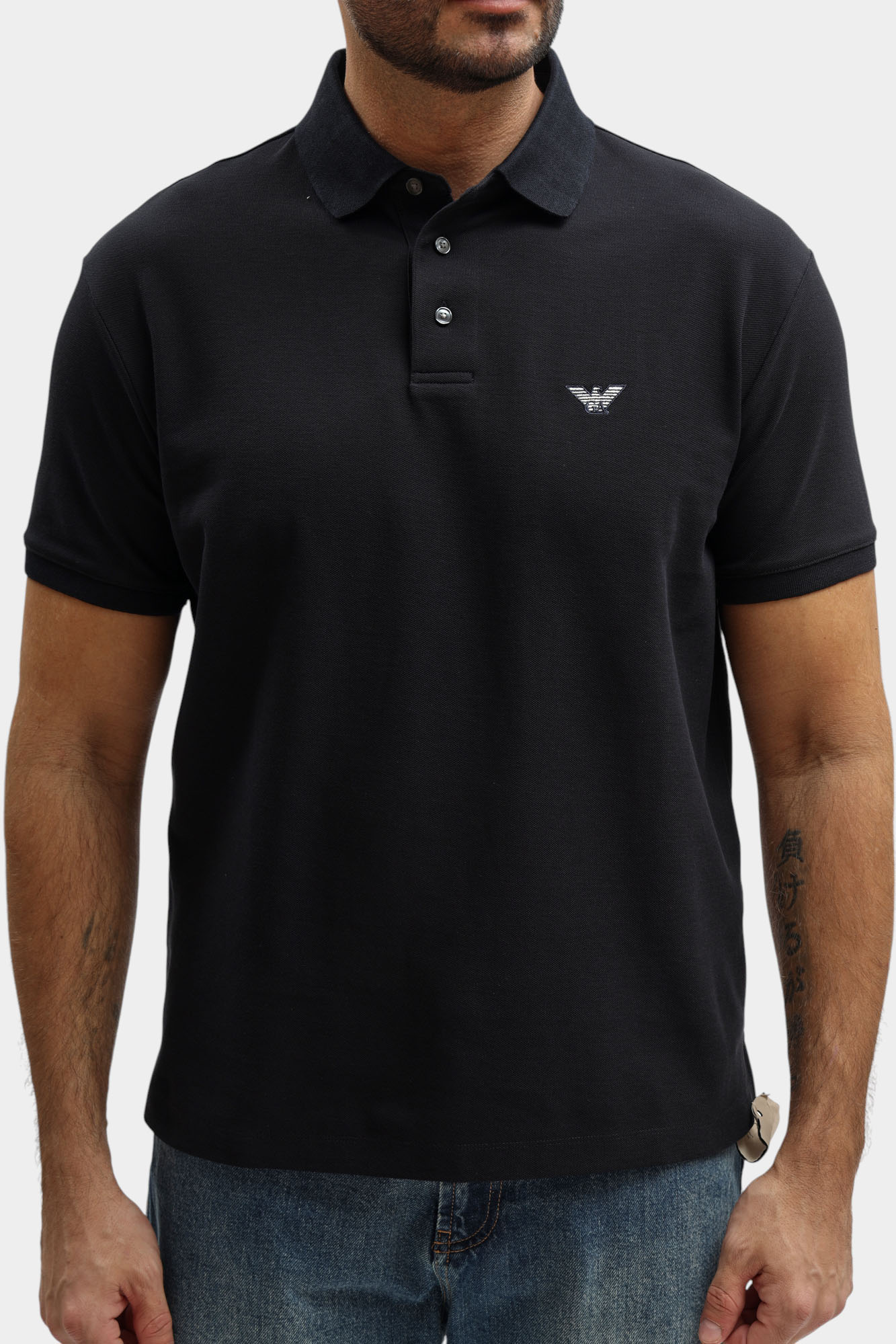 EM005358_AF10497 Поло Emporio Armani Синий