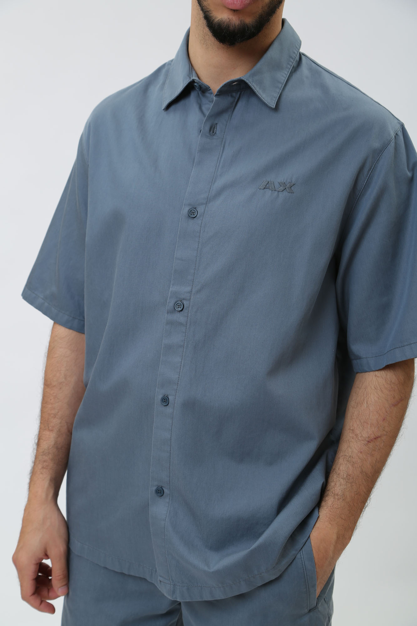 3DZC21_ZN3LZ Рубашка Armani Exchange Синий