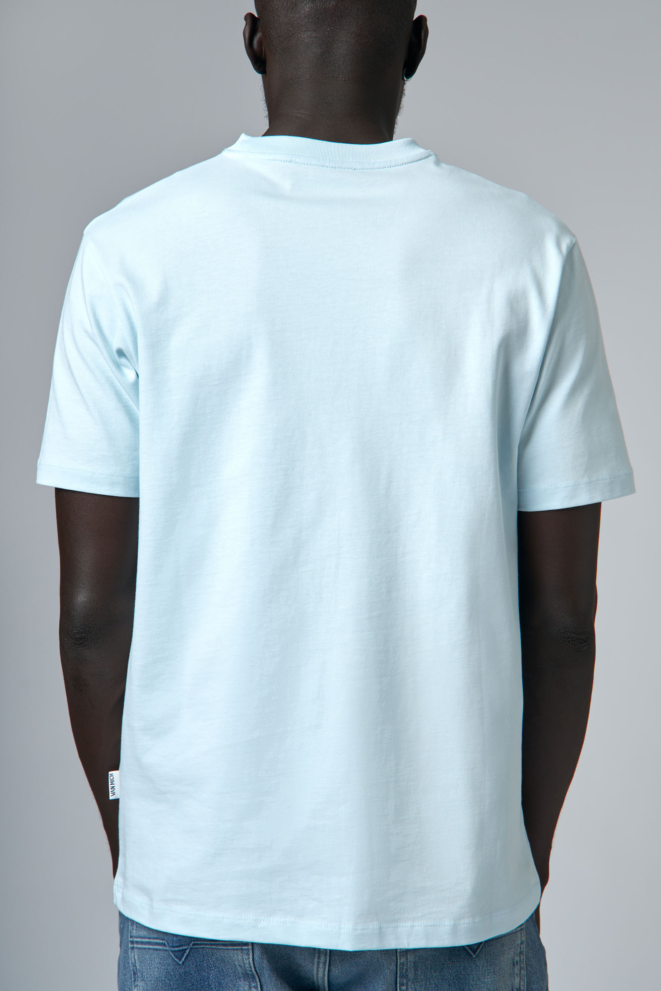 VM-ERK-22-420 Футболка Van Mich Голубой