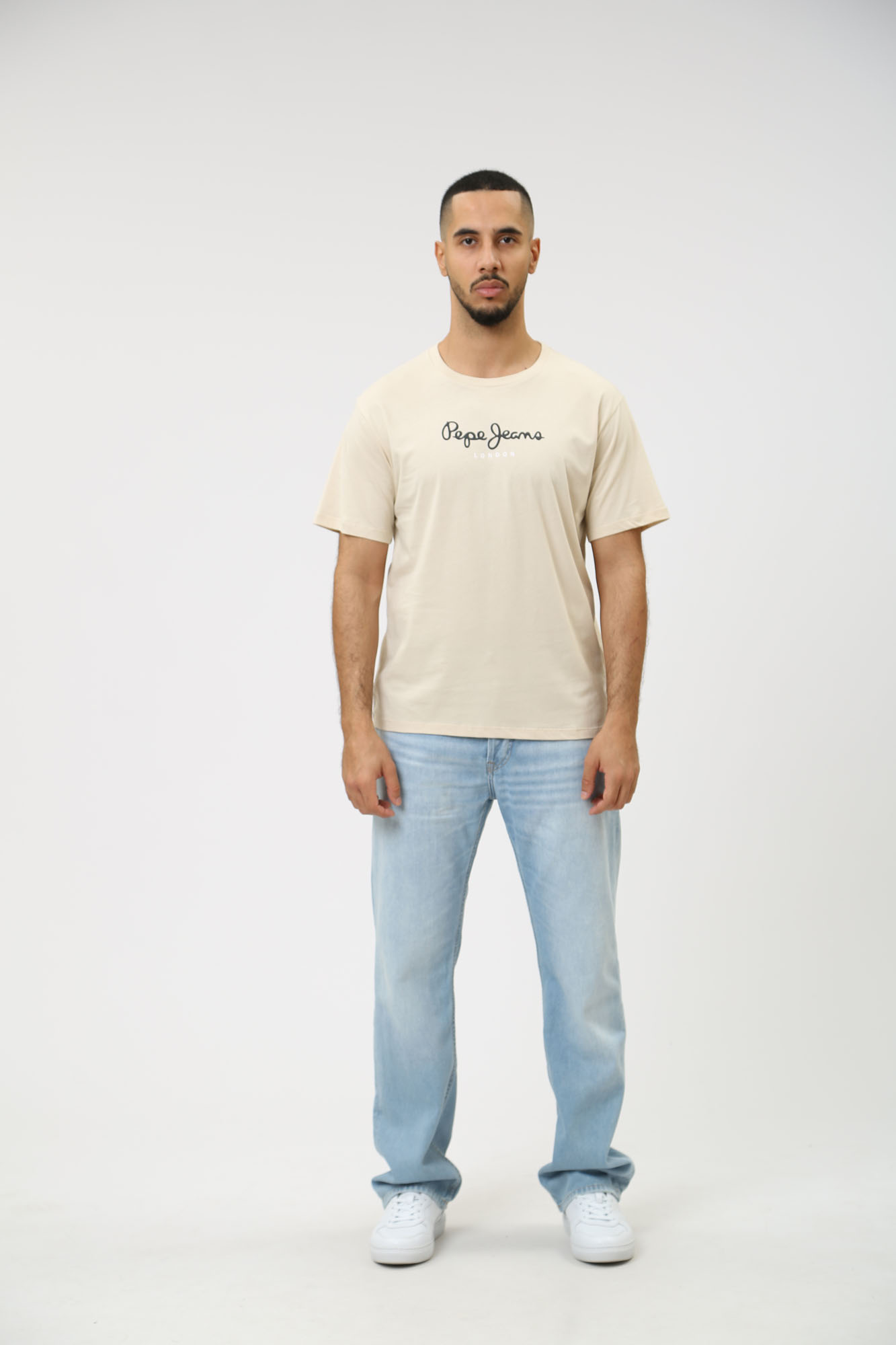 PM508208 Футболка Pepe Jeans Бежевый