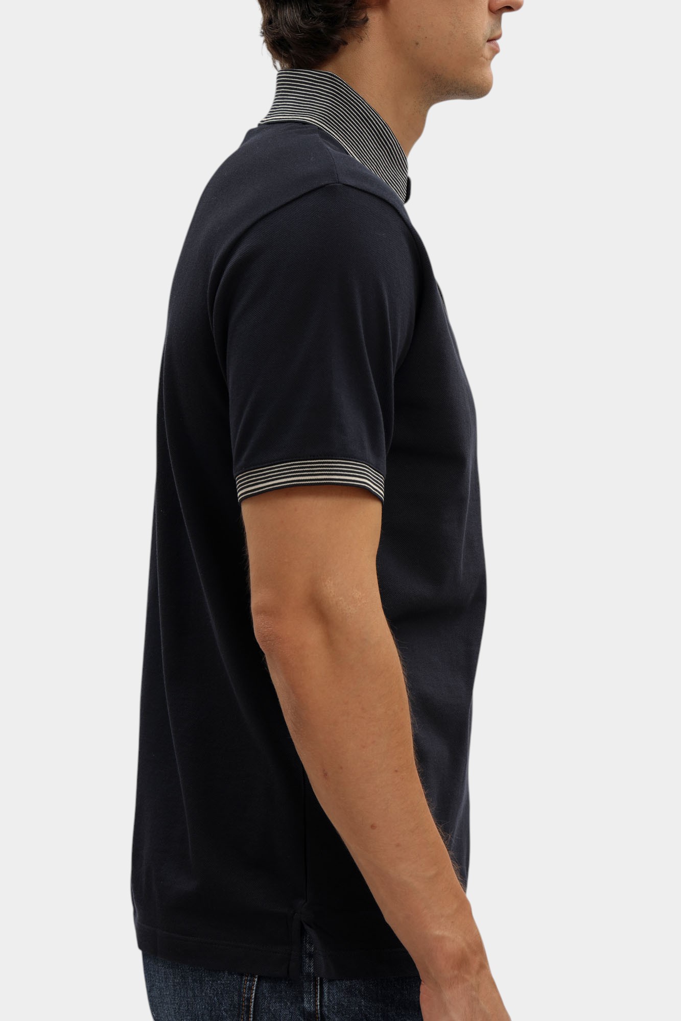 EM002992_ AF12955 Футболка Поло Emporio Armani Голубой