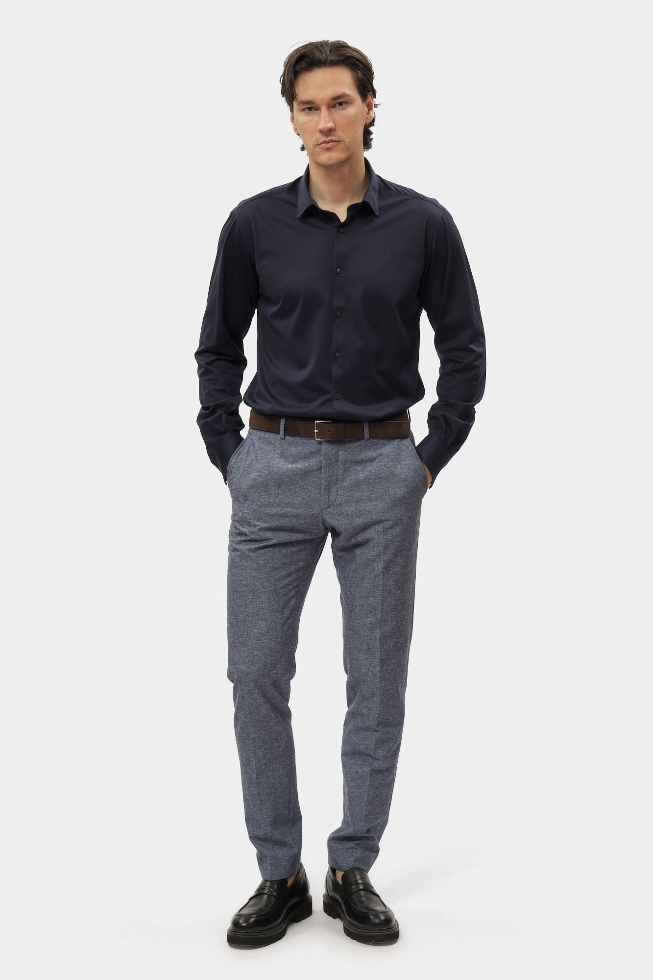 552030_255002 Брюки классические Karl Lagerfeld Голубой