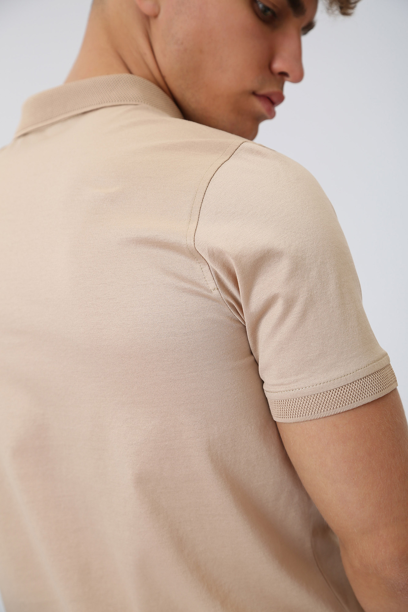 532200_745000 Поло  Karl Lagerfeld Бежевый