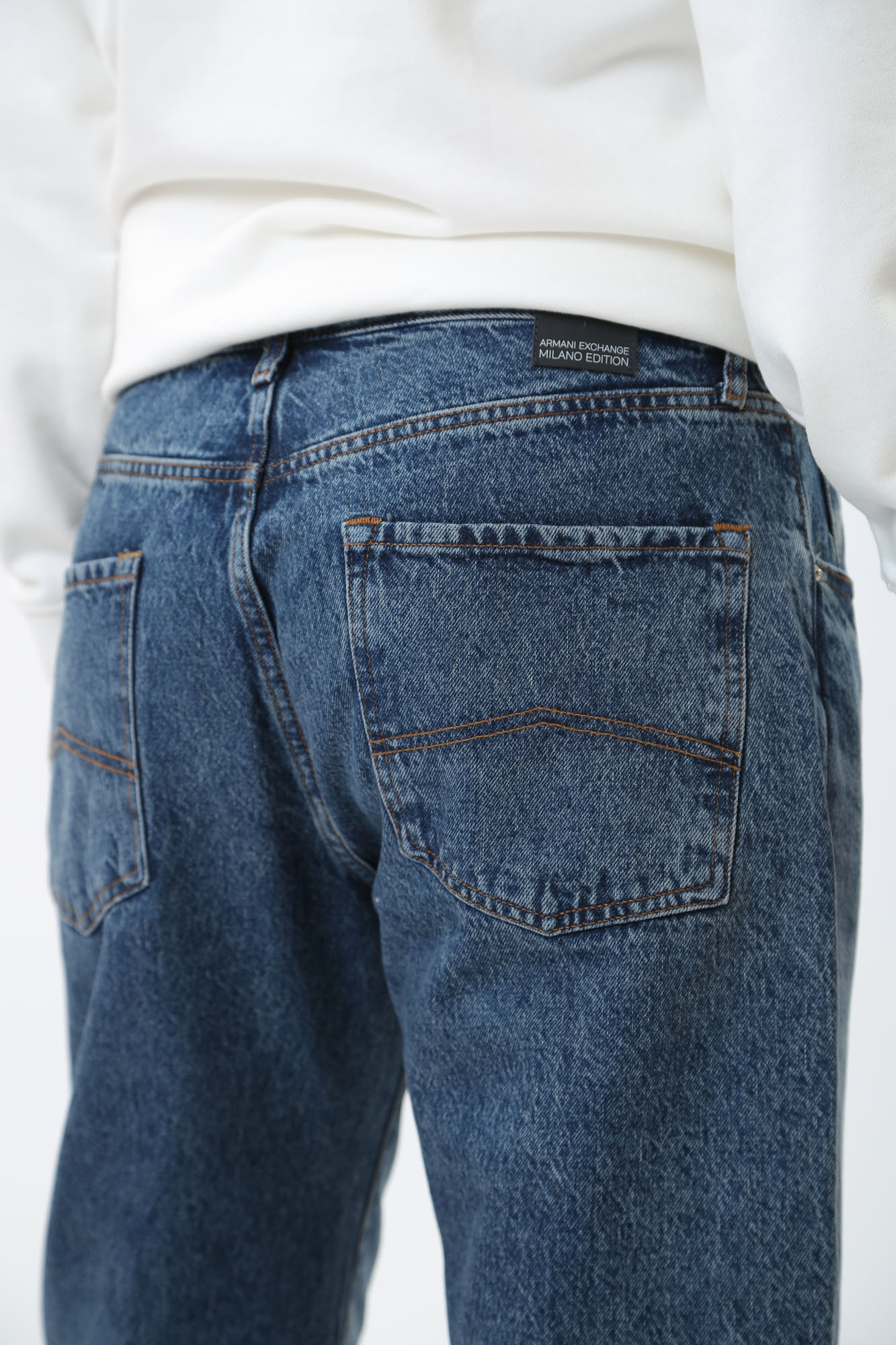 3DZJ82_Z1Y4Z Брюки джинсовые Armani Exchange Голубой