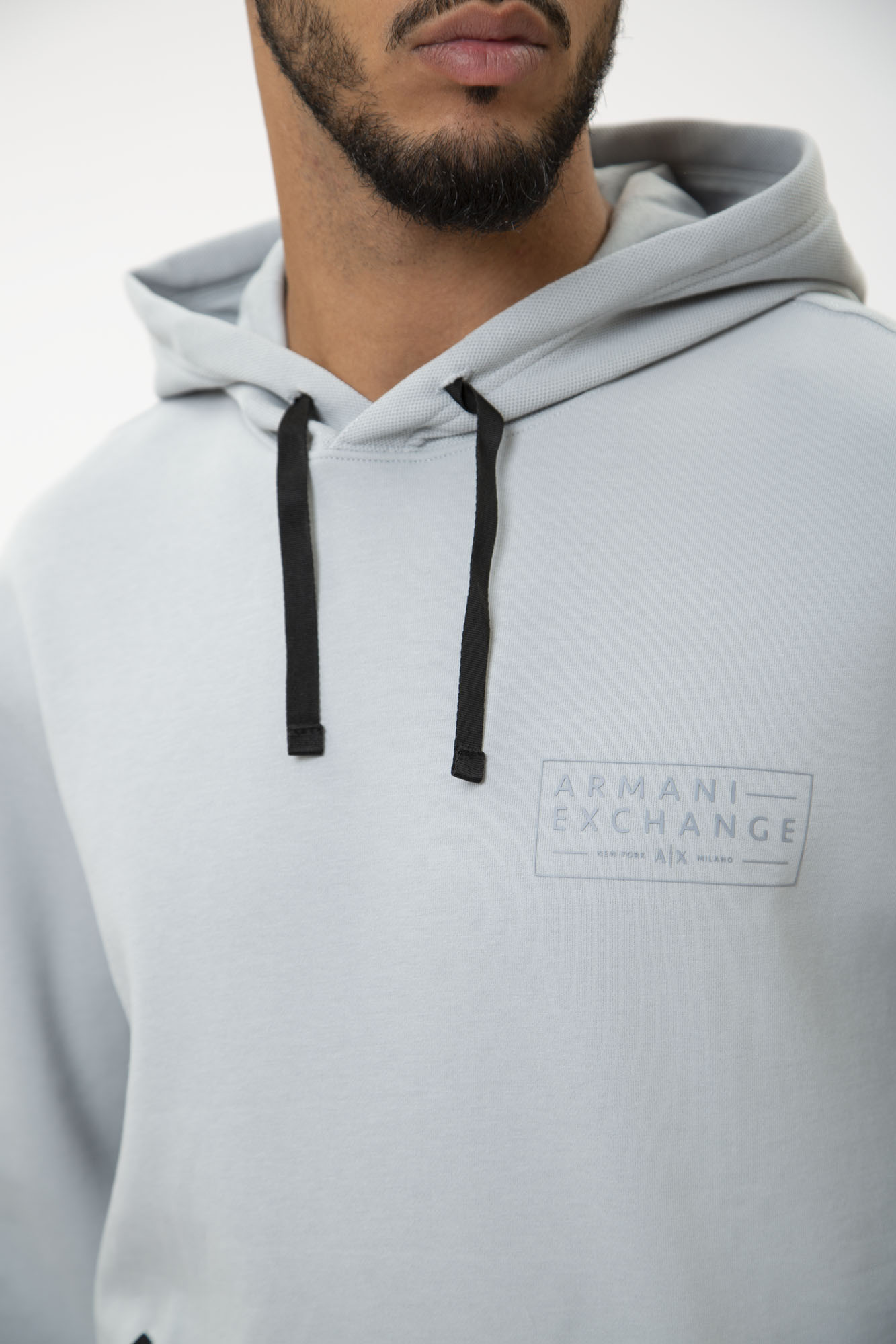 3DZMJK_ZJXLZ_1947 Худи Armani Exchange Серый