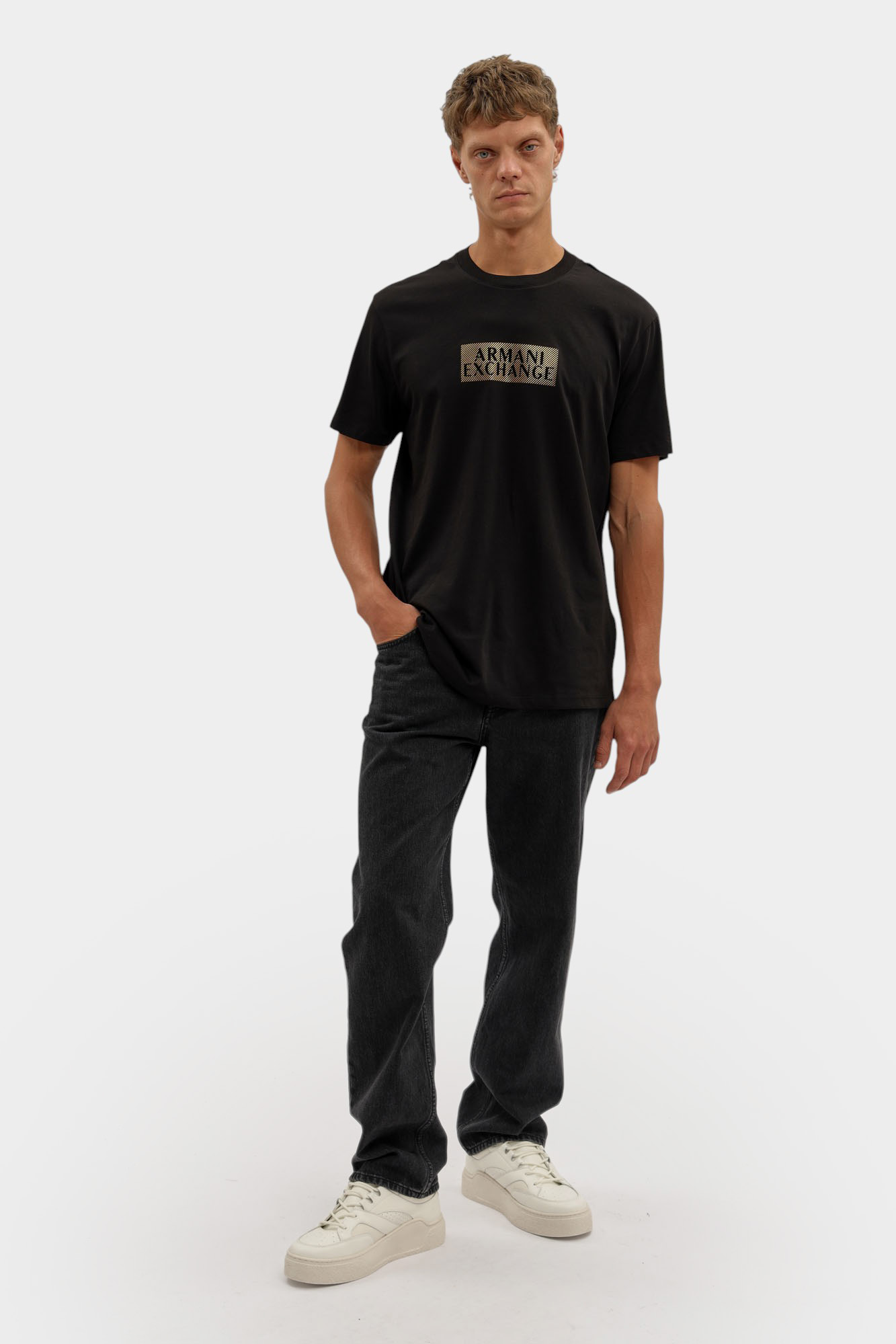 XM001911_AF10356 Футболка Armani Exchange Черный
