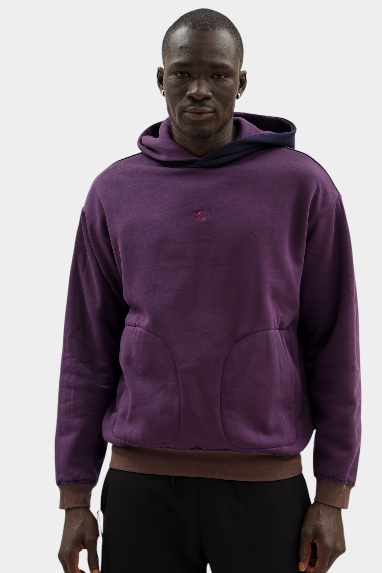 7X000156_AF10377 Худи EA7 Фиолетовый