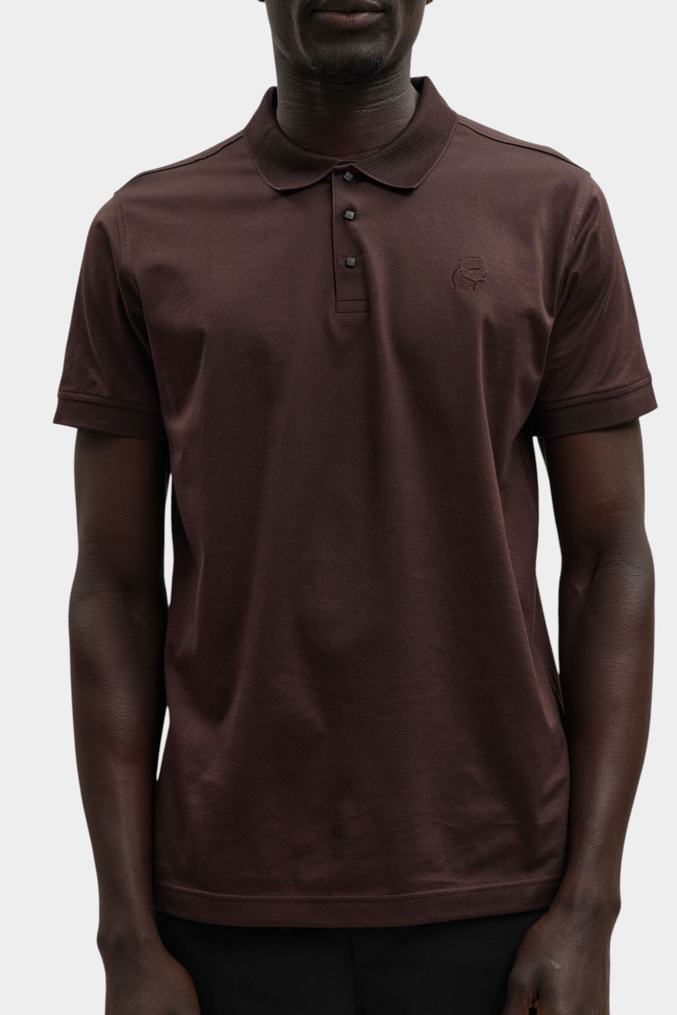 561200_745000 Поло Karl Lagerfeld Коричневый