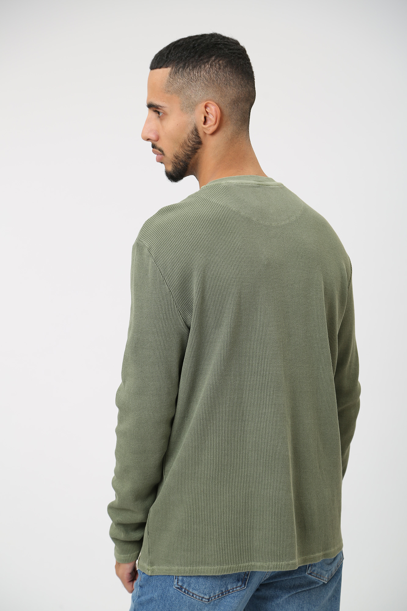 1014110 Поло с длинным рукавом Mustang Зеленый