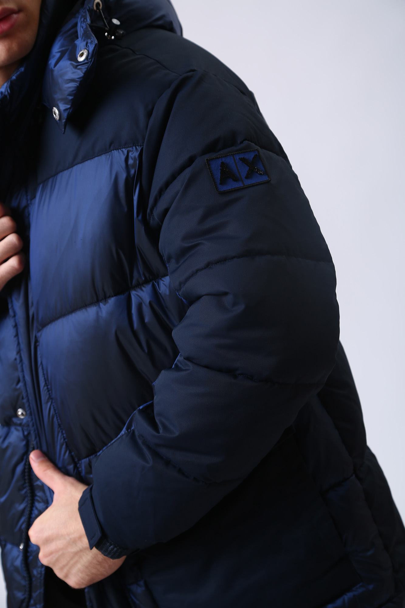 6LZK34_ZNWHZ Куртка пуховая Armani Exchange Синий