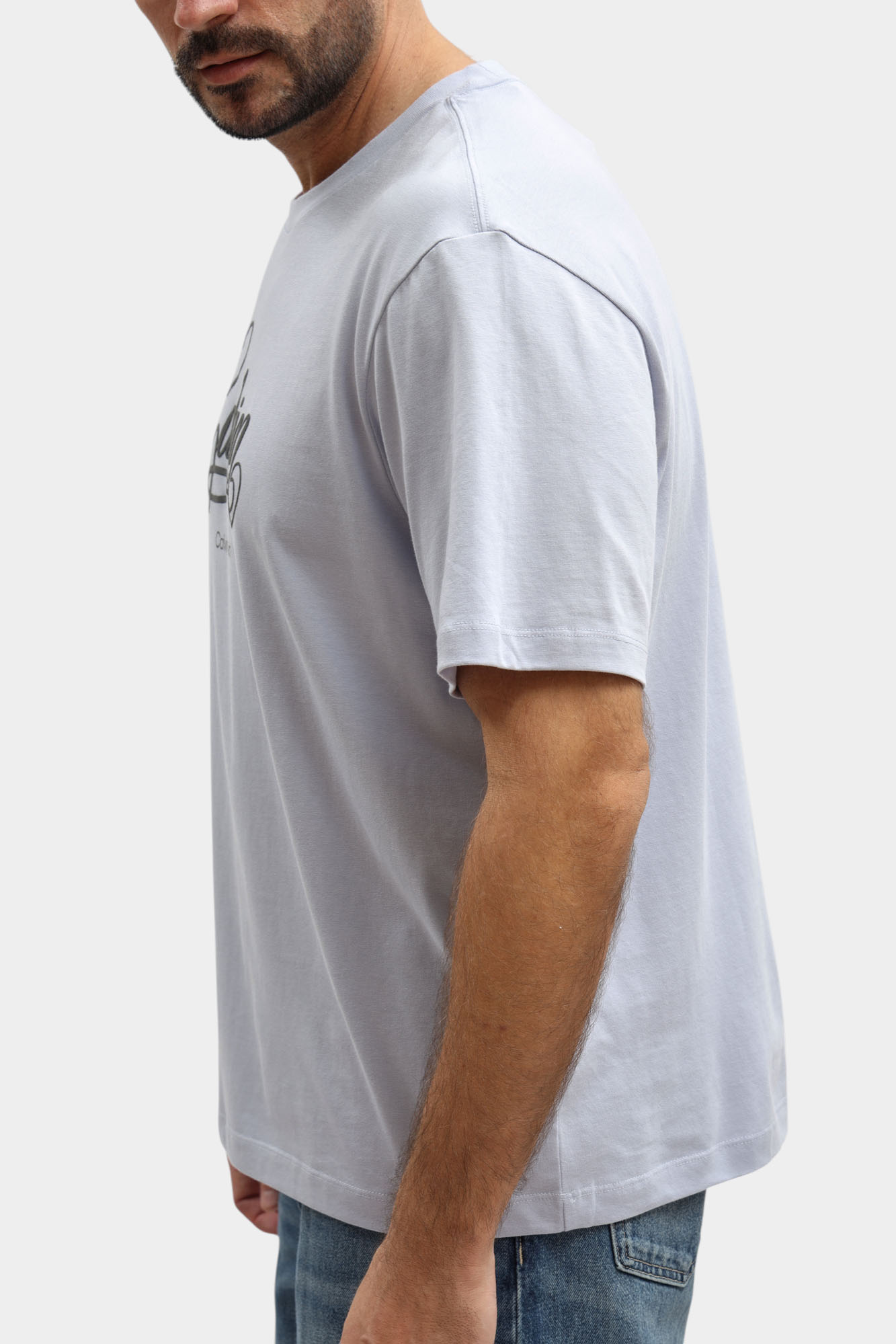 LV04RE804G Футболка Calvin Klein Jeans Голубой