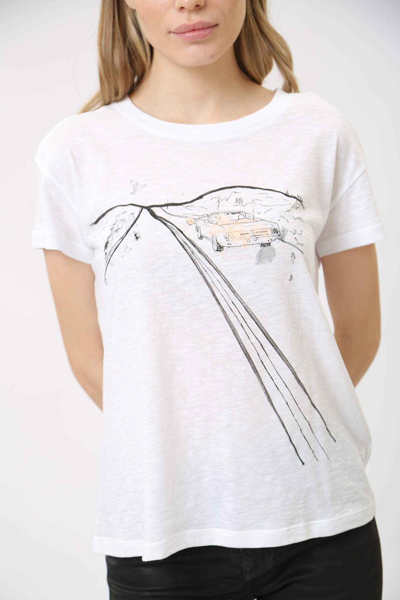 3DYT09_YJ3SZ футболка armani exchange 