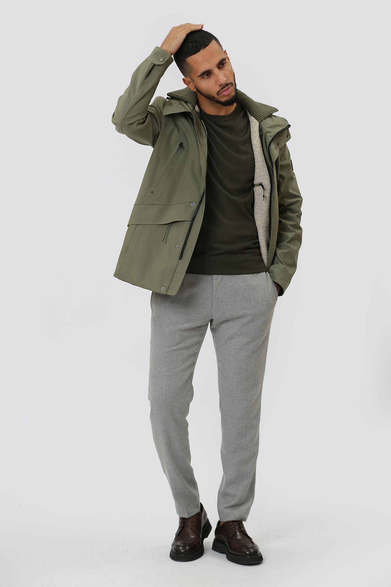 30032740_10012097 Джемпер Strellson Зеленый