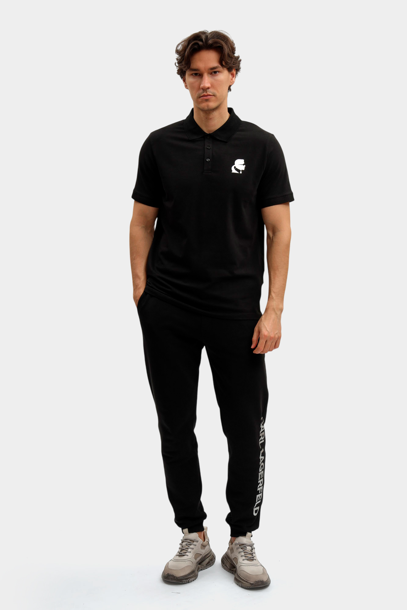 554235_745401 Поло Karl Lagerfeld Черный