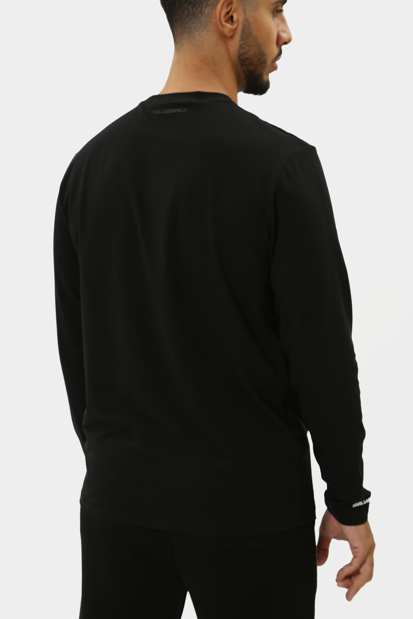 543221_75540 Лонгслив Karl Lagerfeld Черный